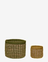 Hübsch - Pine Baskets - geburtstagsgeschenke - multi colour - 0