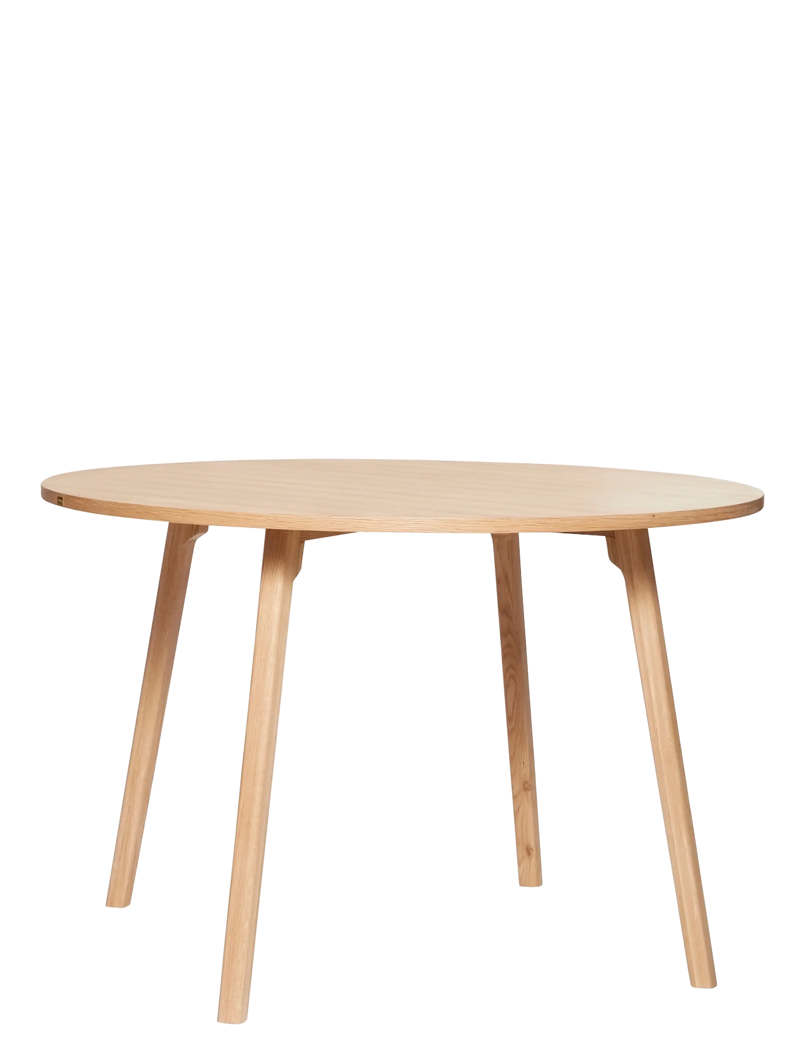 Hübsch Ground Dining Table Round Natural, Spisebord, Beige, Str: ONE SIZE