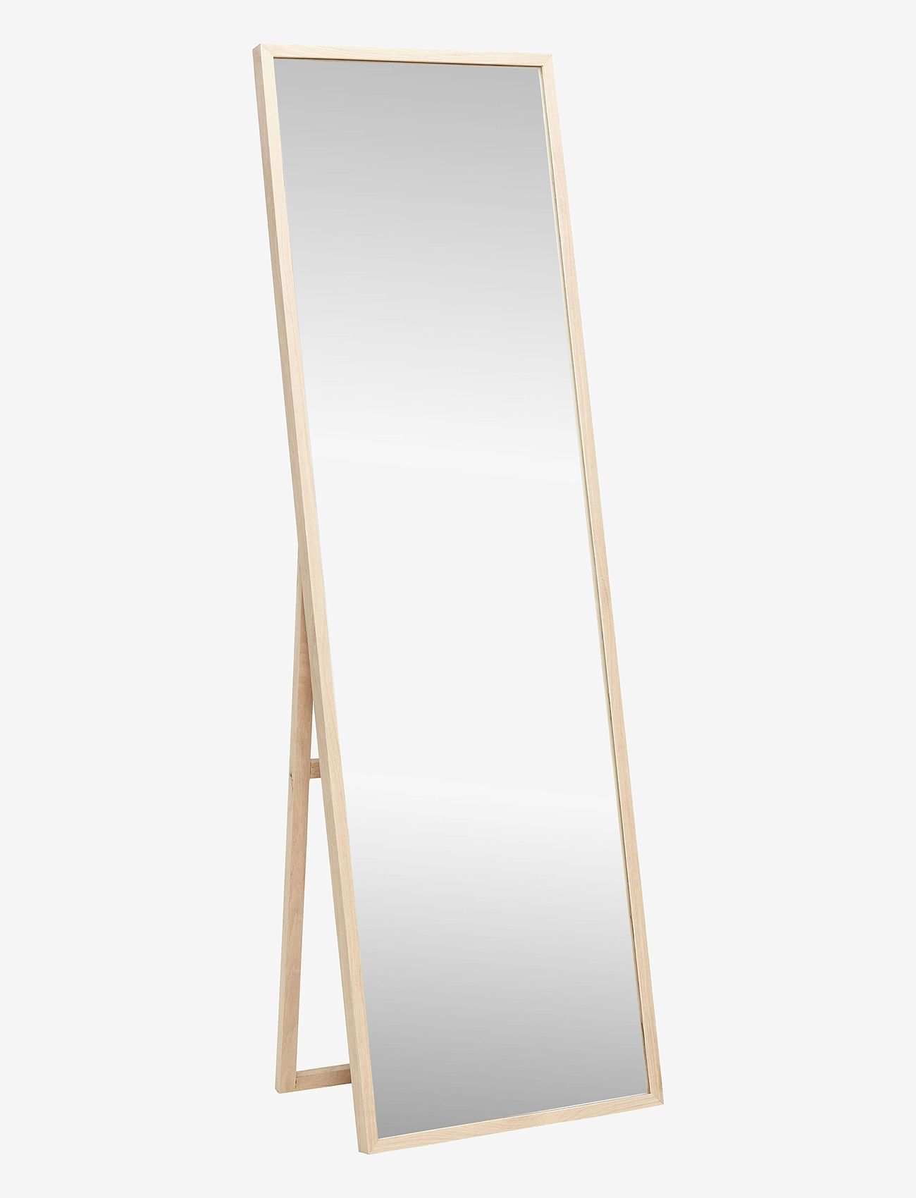 Hübsch - Glimpse Floor Mirror Natural - golvspeglar - natural - 0