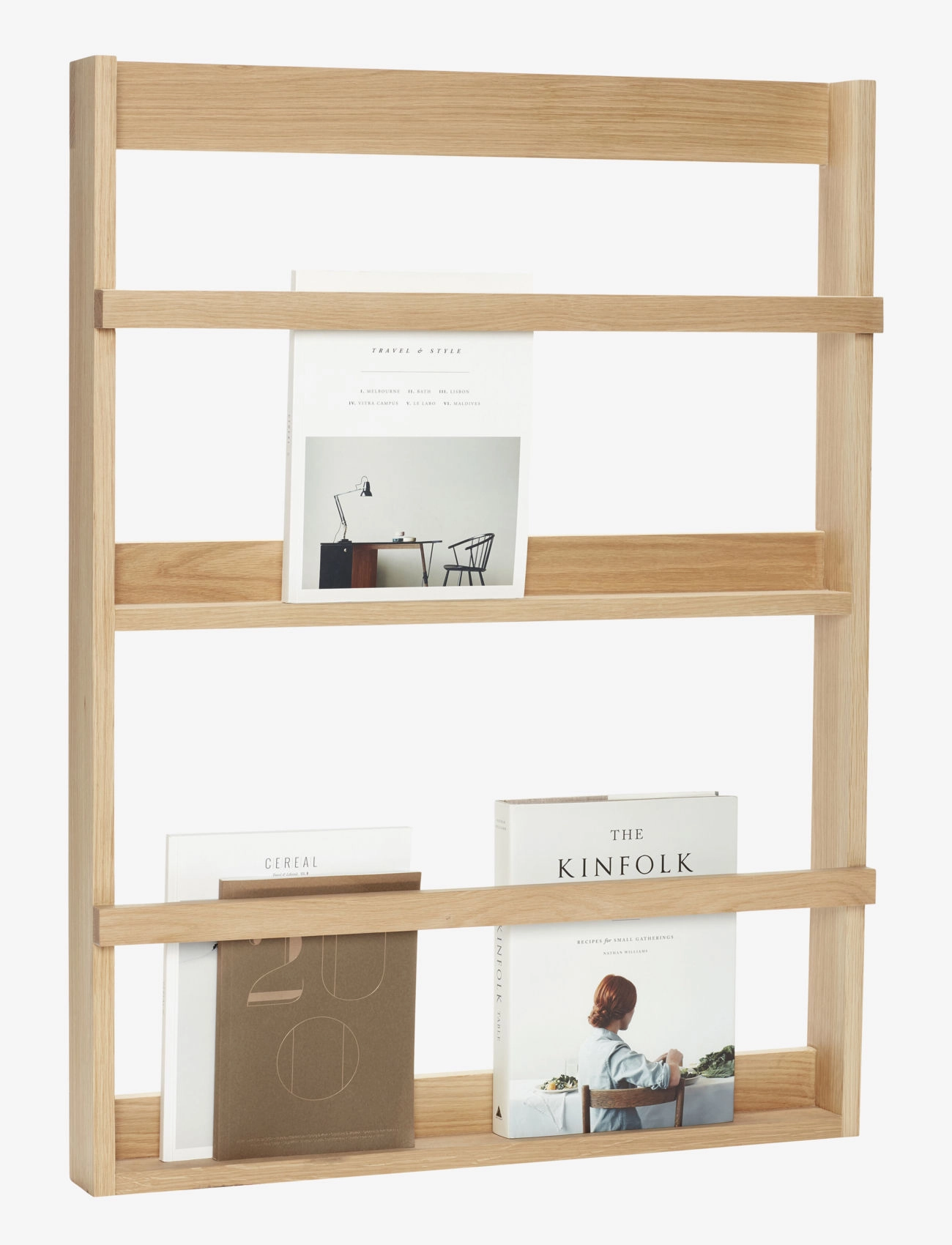 Hübsch - Display Wall Shelf Large Natural - natural - 1