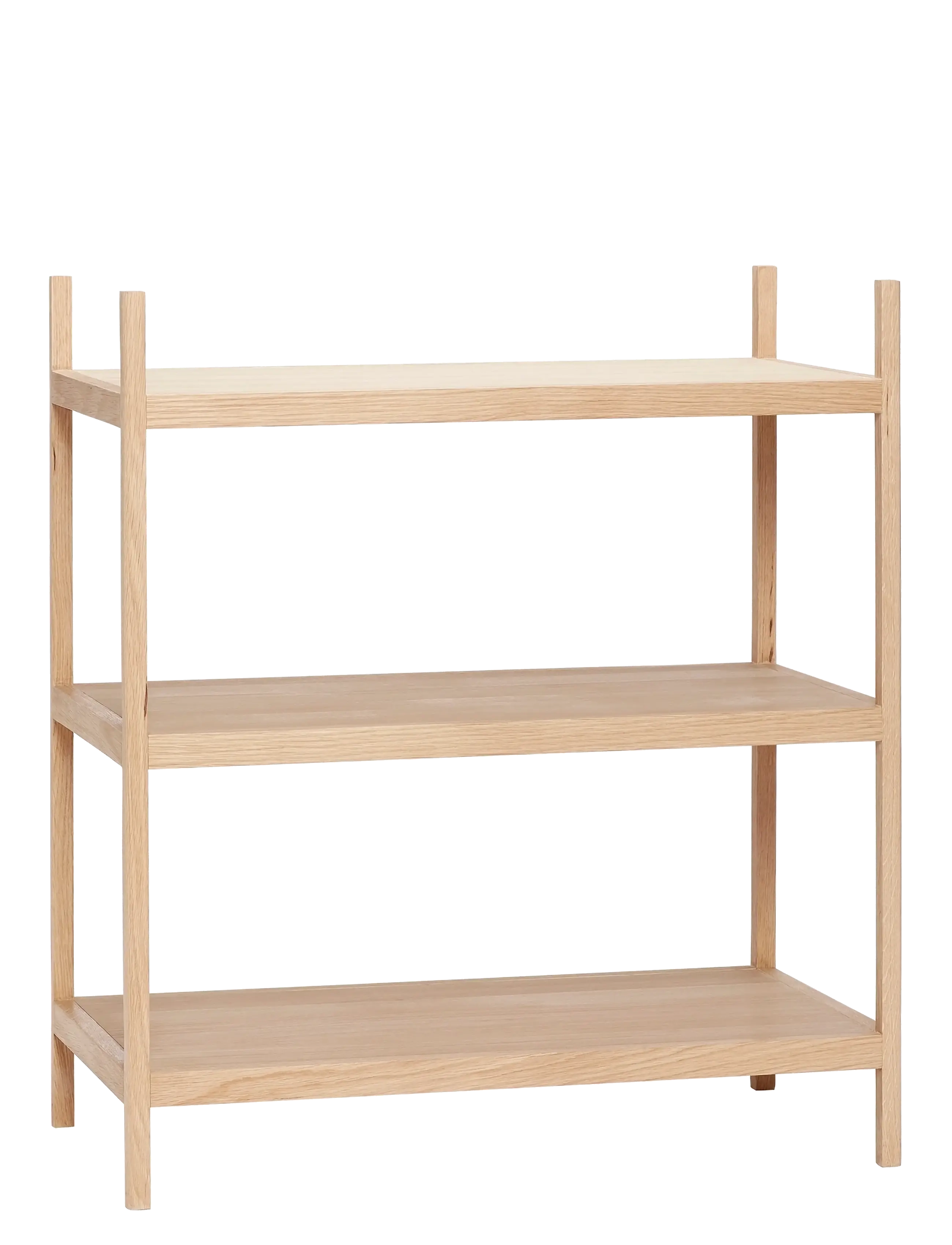 Hübsch Library Shelf Unit Small Natural, Hylde, Str: ONE SIZE