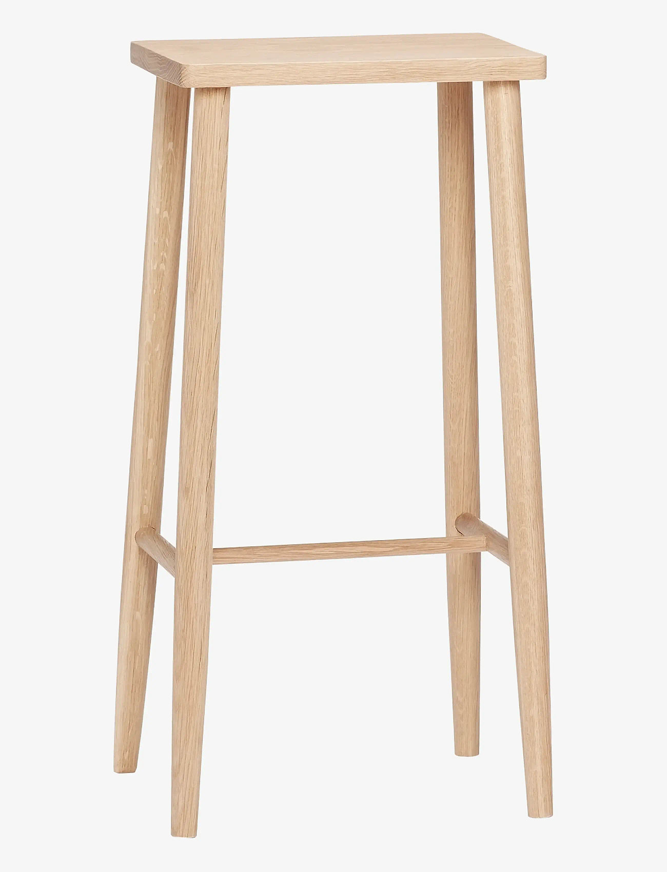 Hübsch - Folk Stool - barstools - natural - 1