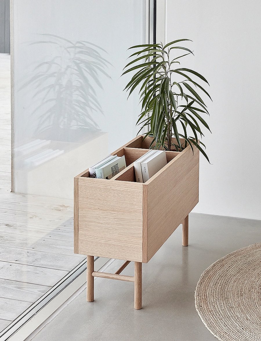 Hübsch - Ground Planter - lillepotid - natural - 0