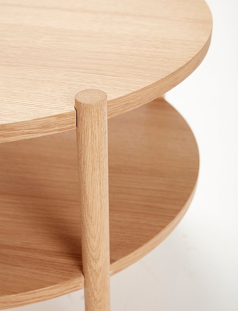 Hübsch - Acorn Coffee Table - kavos staliukai - nature - 0