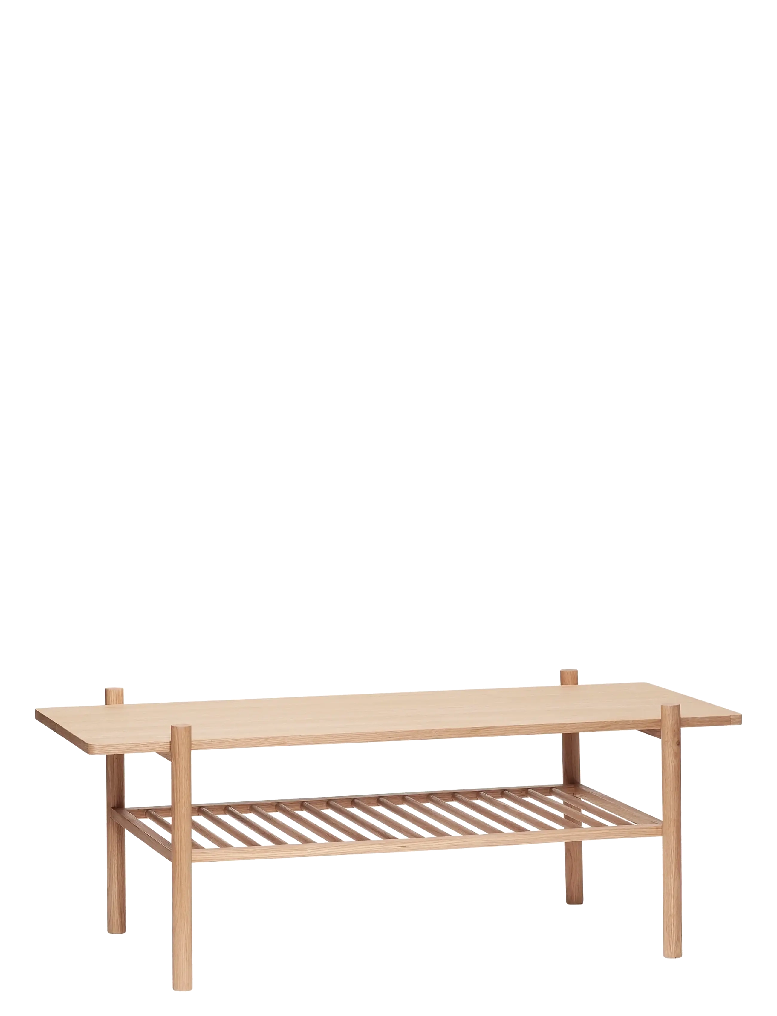 Hübsch Acorn Coffee Table Square Natural, Sofabord, Str: 122X 59X 10CM