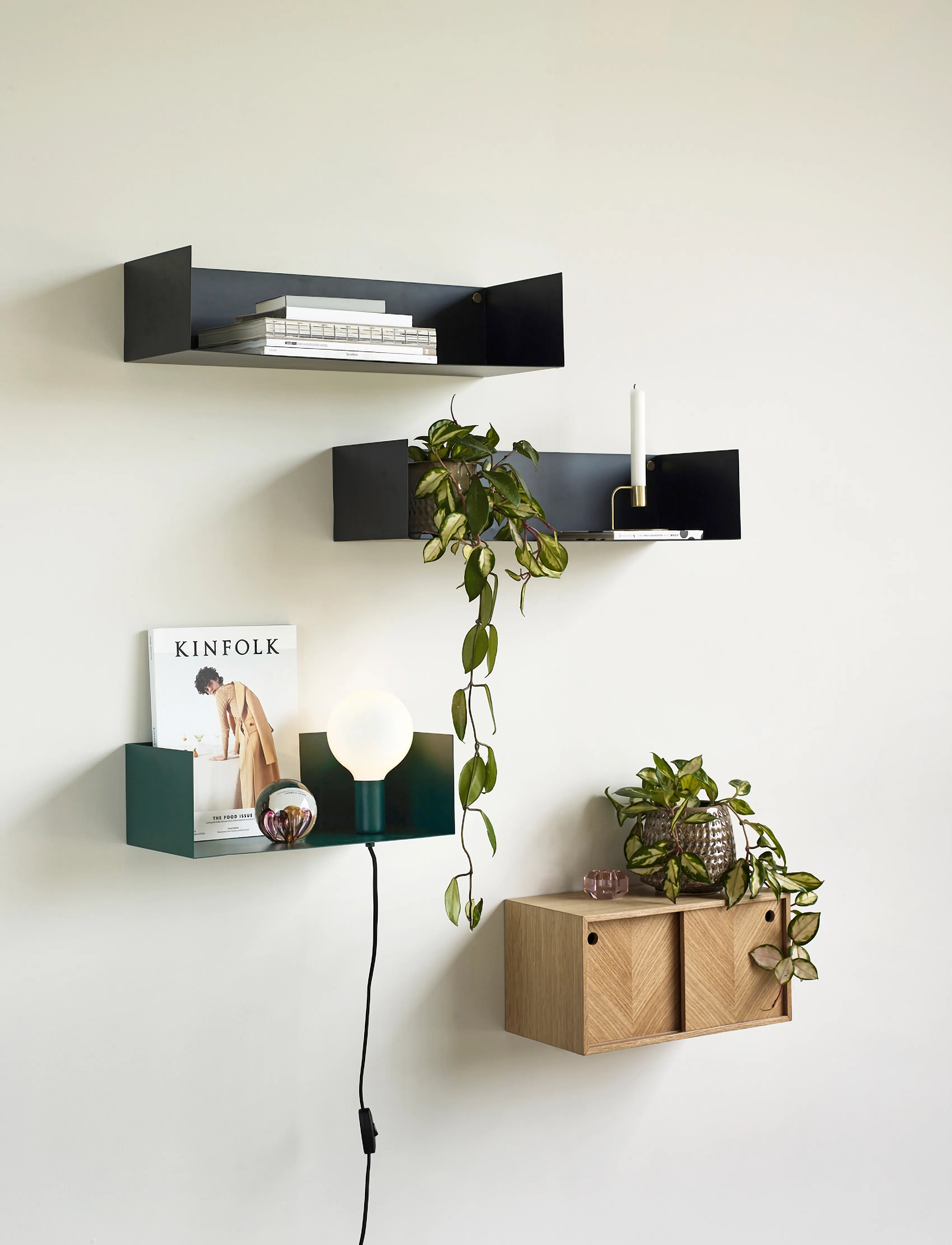Hübsch - Hylde i sildebensmønster - trends - natural - 3