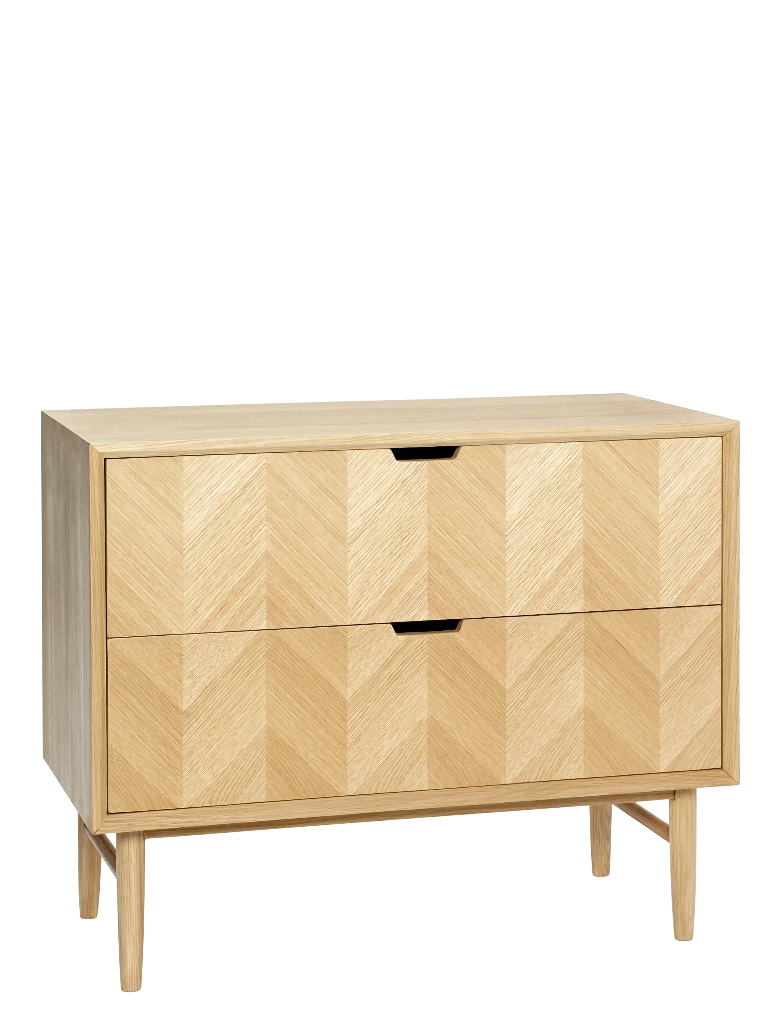 Hübsch Herringbone Dresser Drawers Natural, Cabinet, Str: ONE SIZE