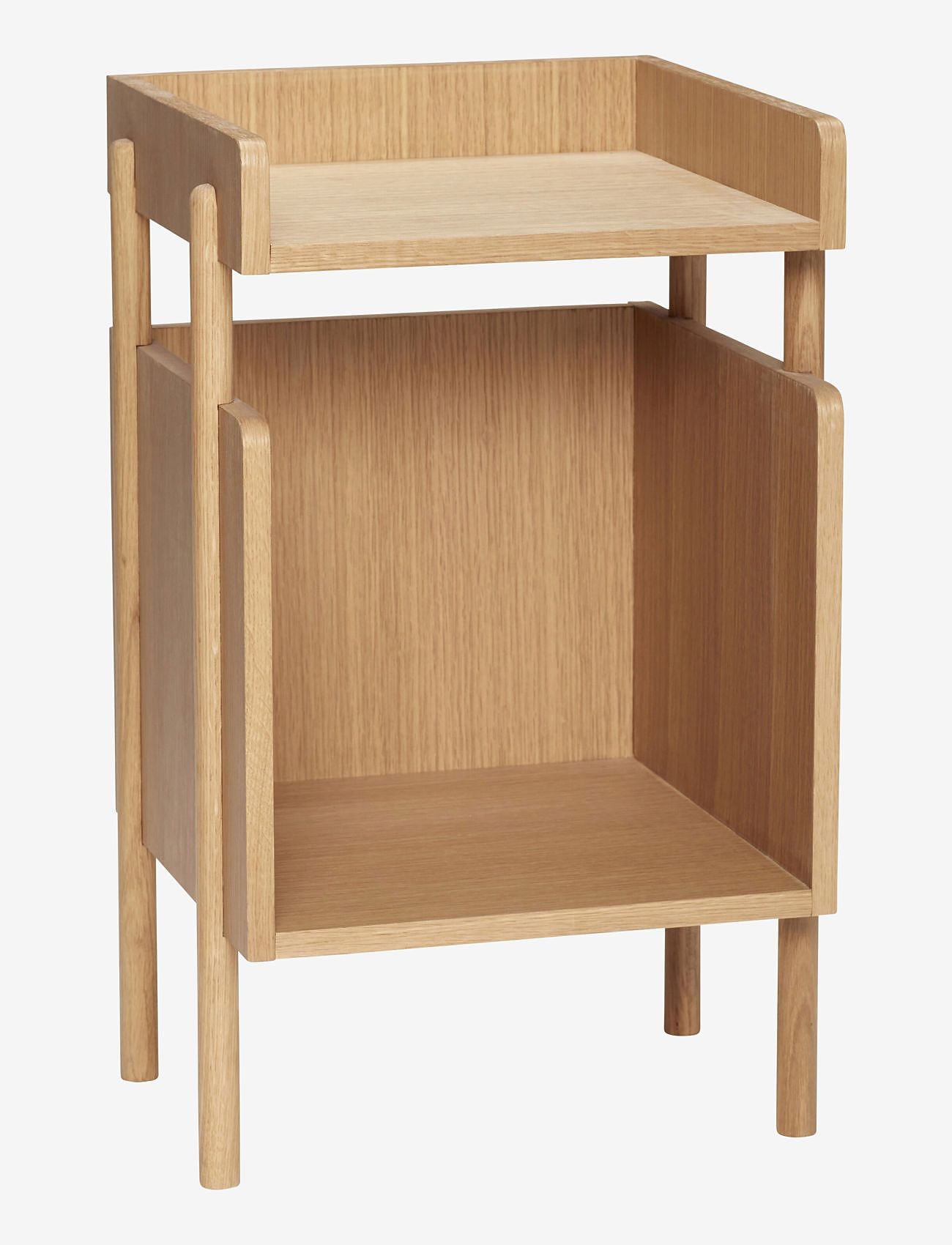 Hübsch - Archive Bedside Table Natural - nachttische - natural - 0