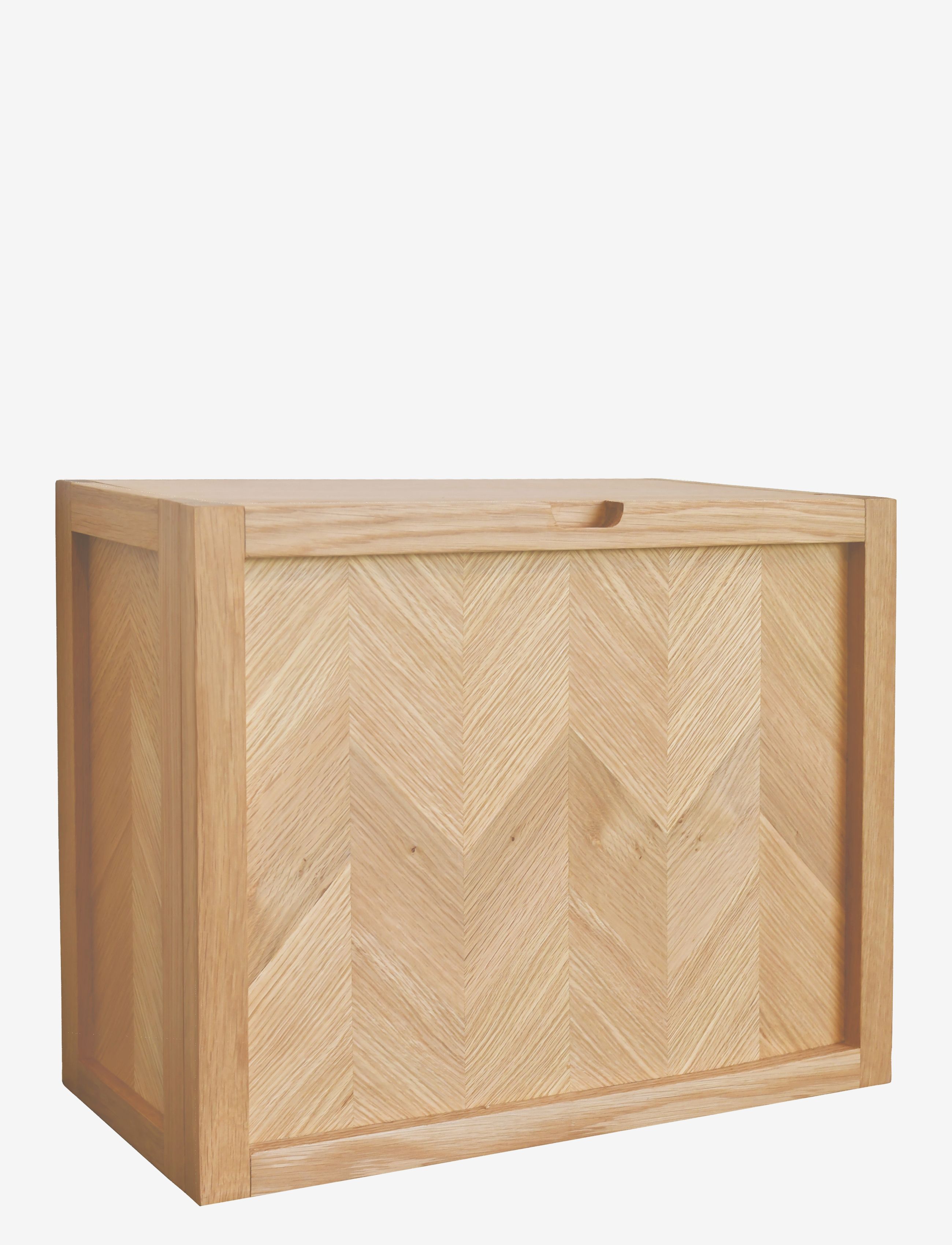 Herringbone Shoe Cabinet - NATURE