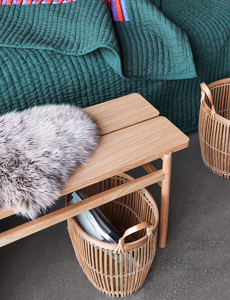 Hübsch - Align Bench - hocker & bänke - natural - 0