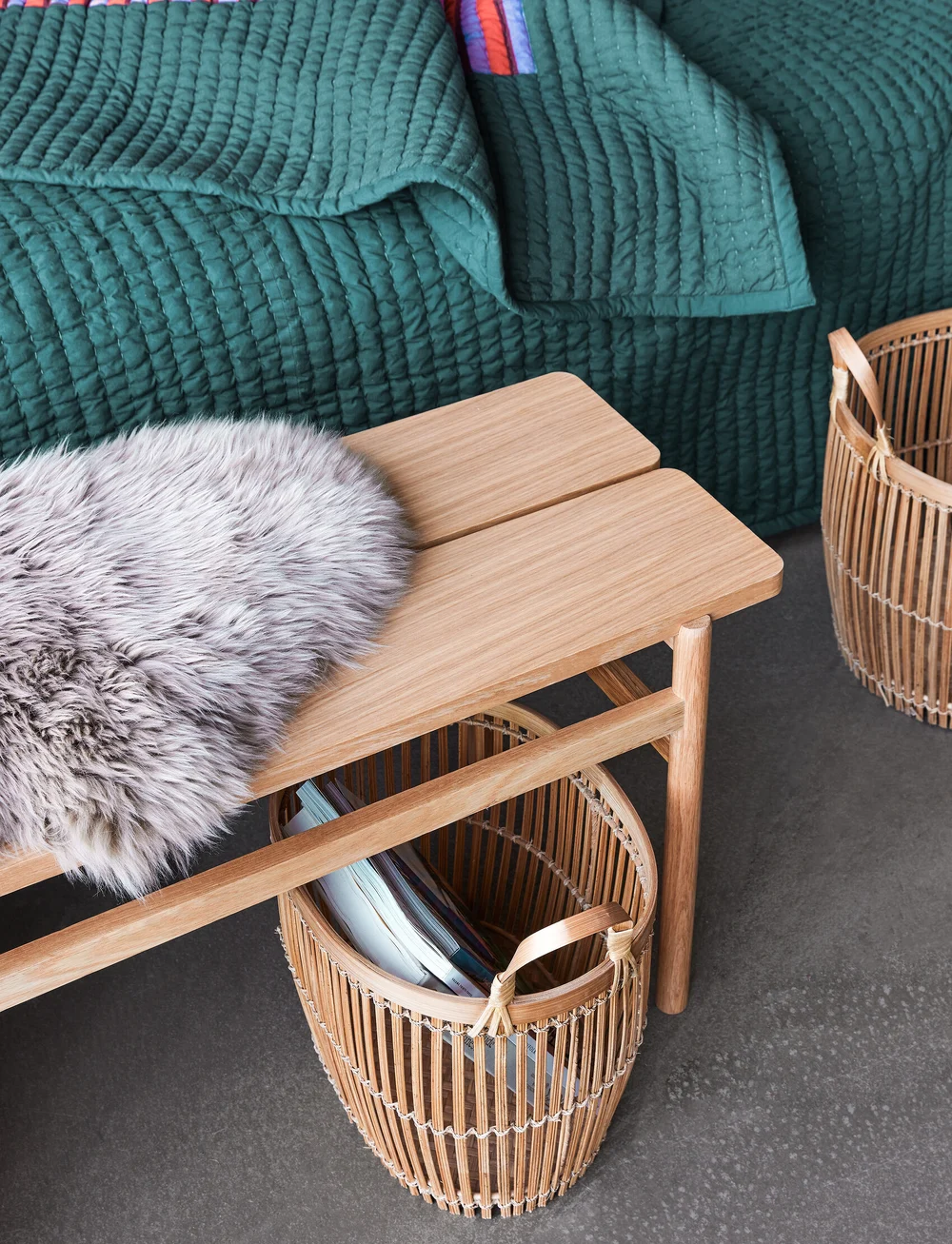 Hübsch - Align Bænk - køb efter pris - nature - 3