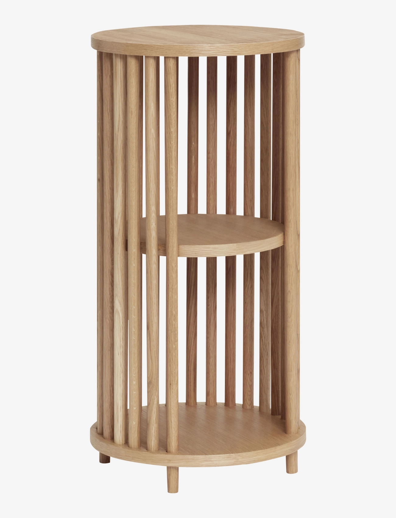 Hübsch Folk Shelf Unit Natural, Hylde, Beige, Str: Ø 35 cm