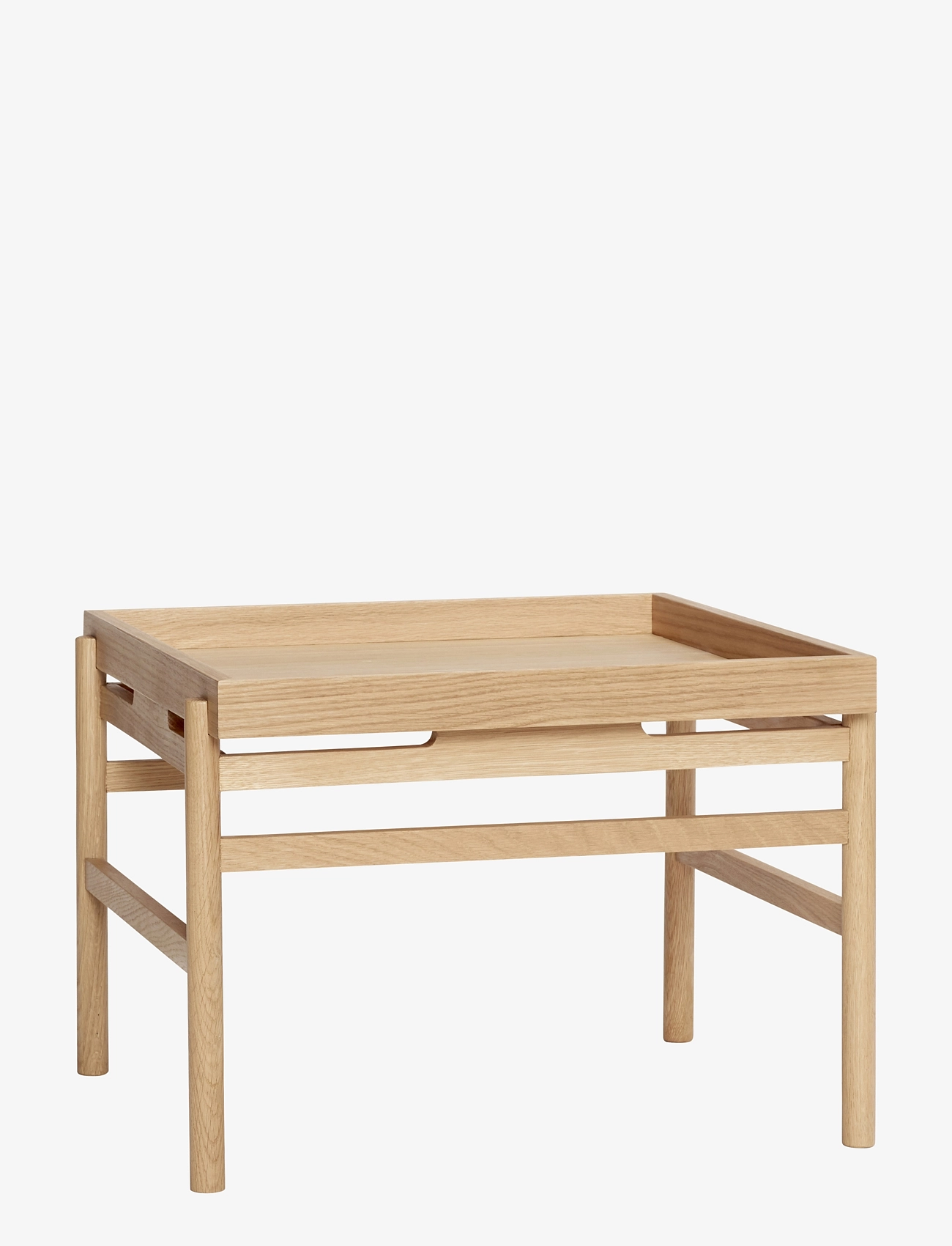 Hübsch Cube Bord, Tables, Brun, Str: 60X63XH45CM