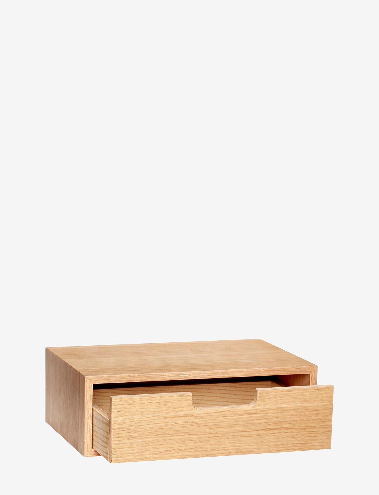 Hübsch - Hide Storage Box Natural - Öökapid - natural - 1