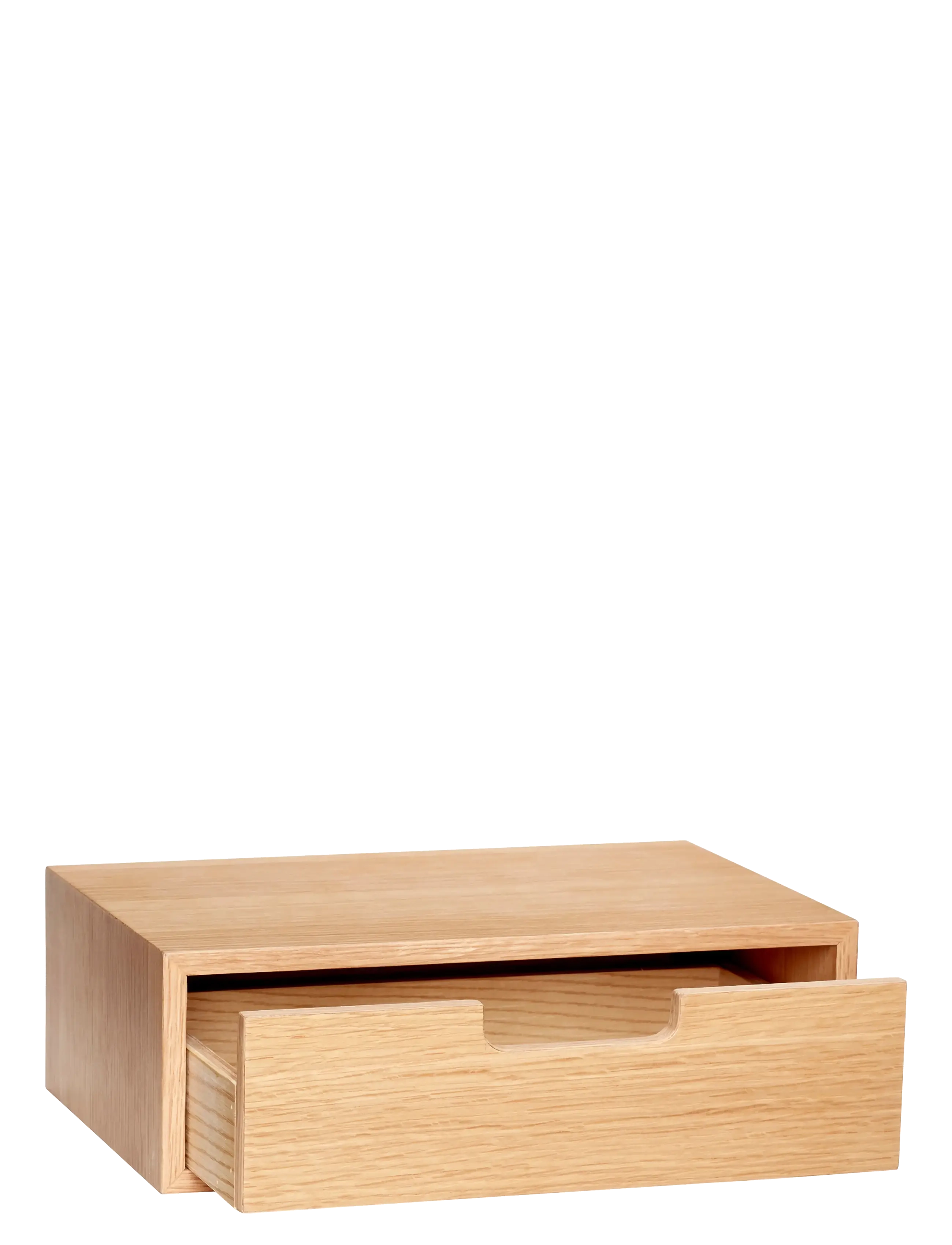Hübsch - Hide Storage Box Natural - nightstands - natural - 2