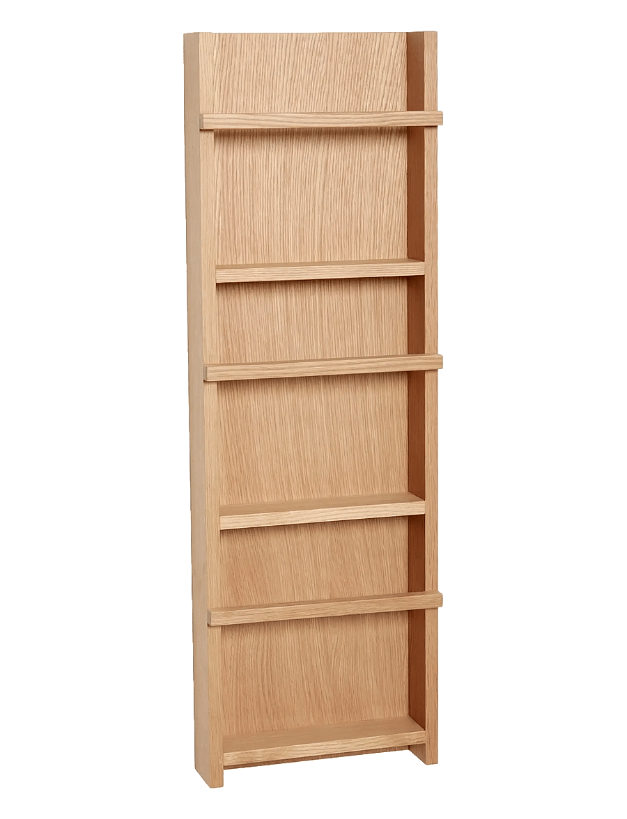 Hübsch - Vertigo Magazine Holder - hoiustamine ja riiulid - natural - 0