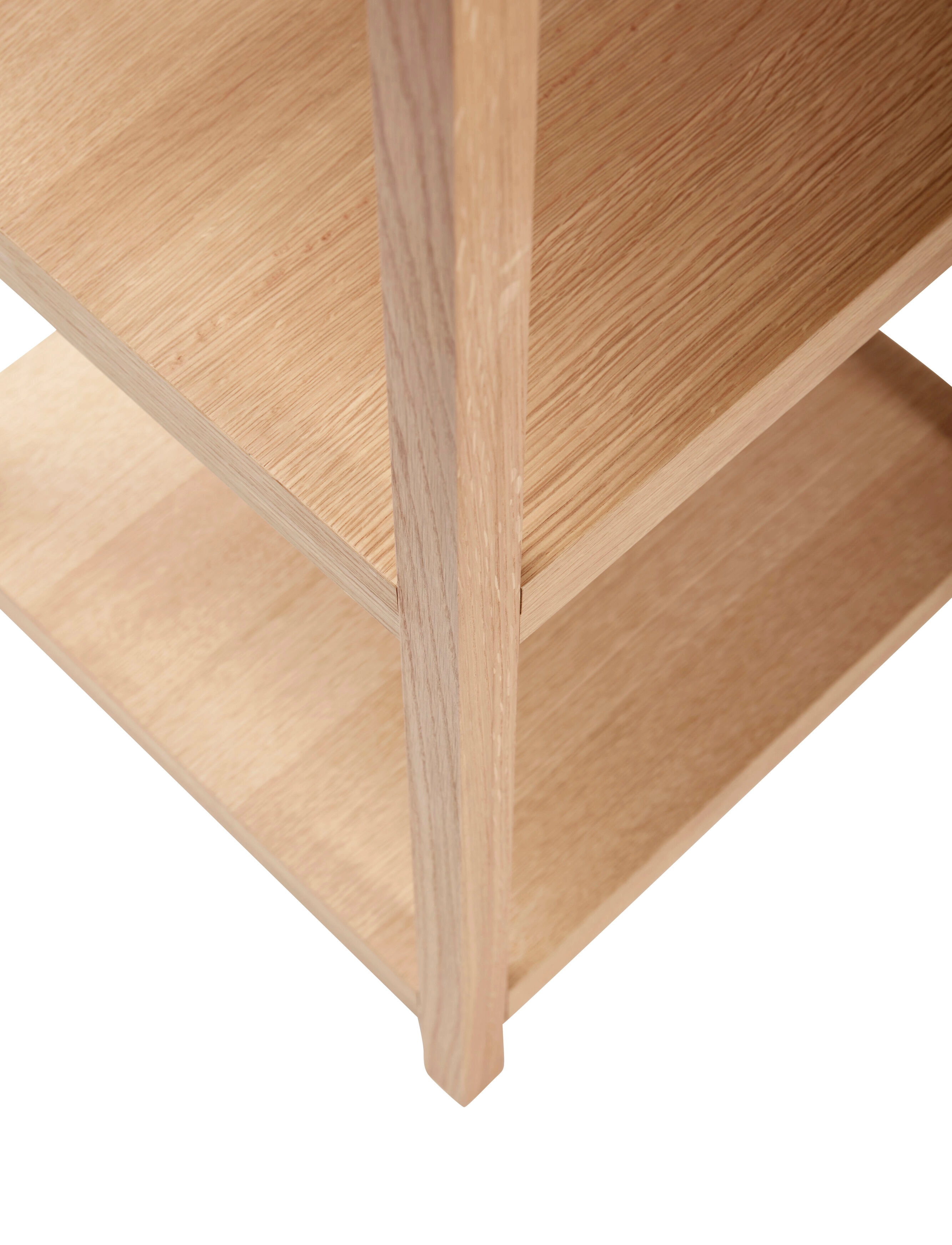Hübsch Mason Shelf Unit Single Natural, One Size, Beige, Møbler > Hylder, Unisex