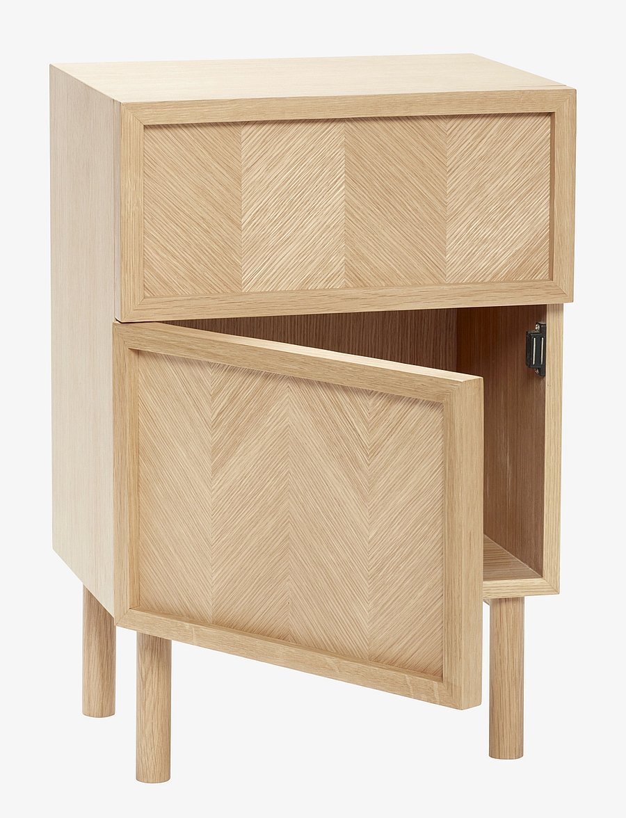 Hübsch - Herringbone Side Table - natural - 2