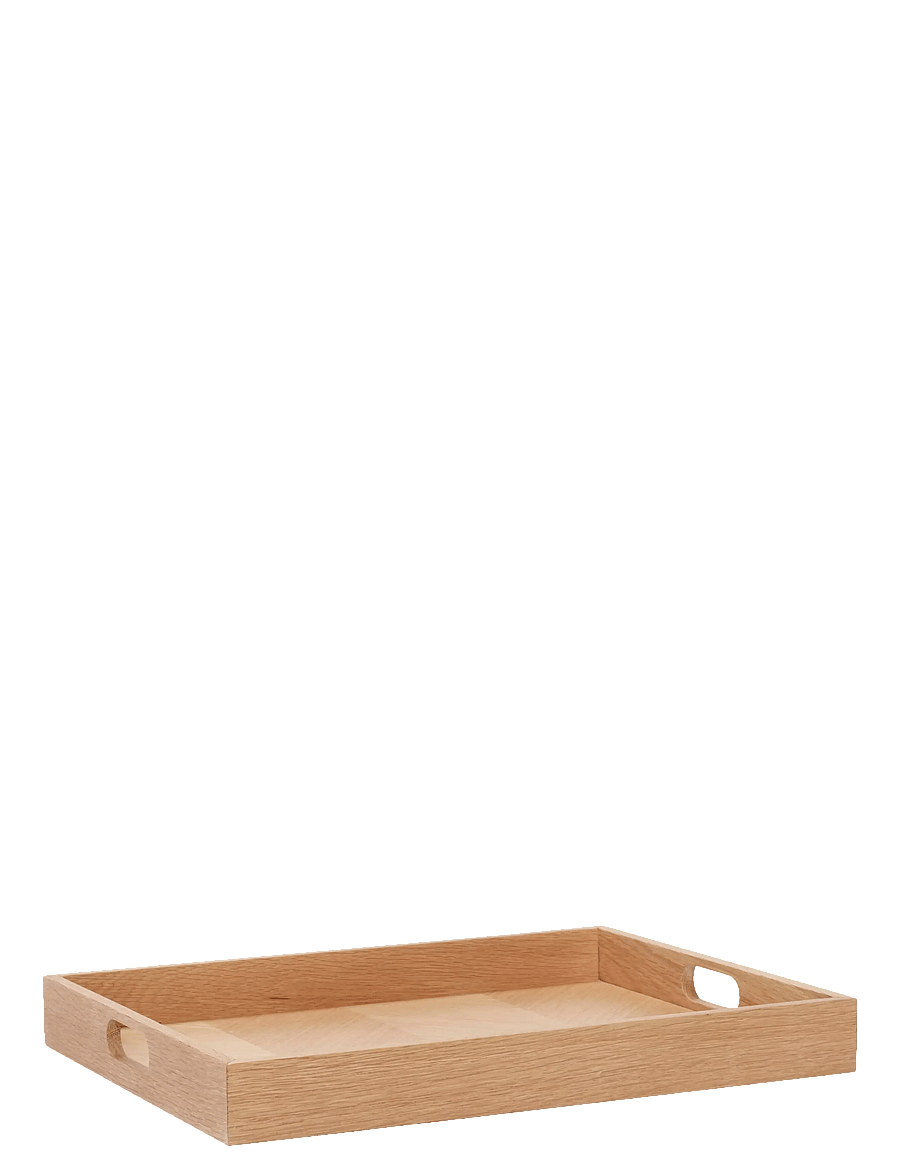 Hübsch - Structure Tray - kandikud - natural - 1