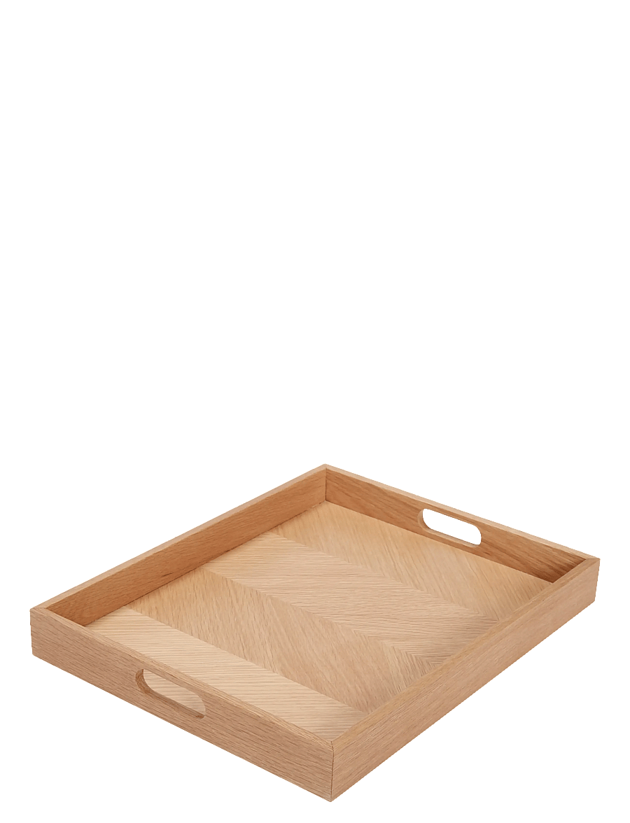 Hübsch - Structure Tray - kandikud - natural - 2