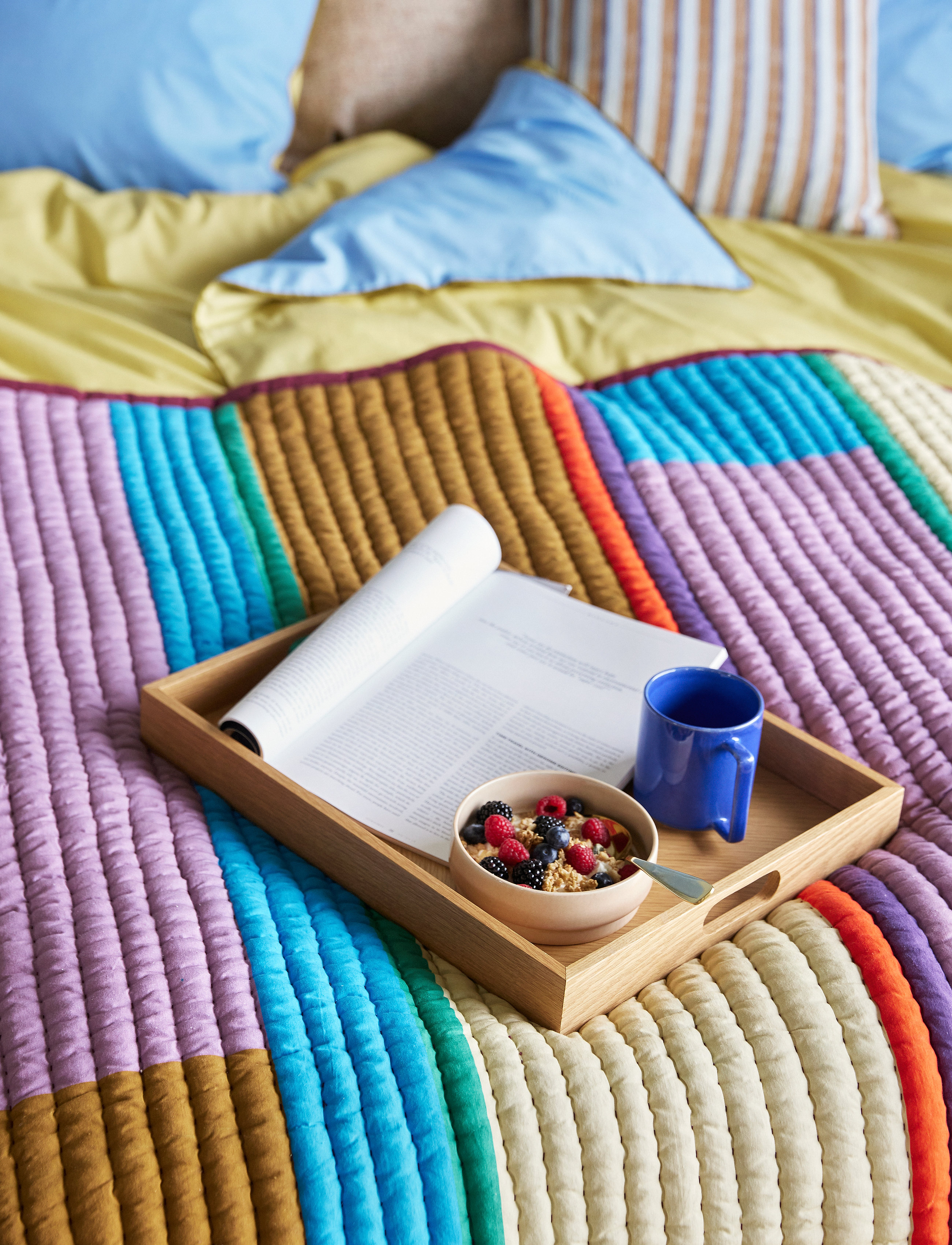 Hübsch - Structure Tray - tabletts - nature - 4