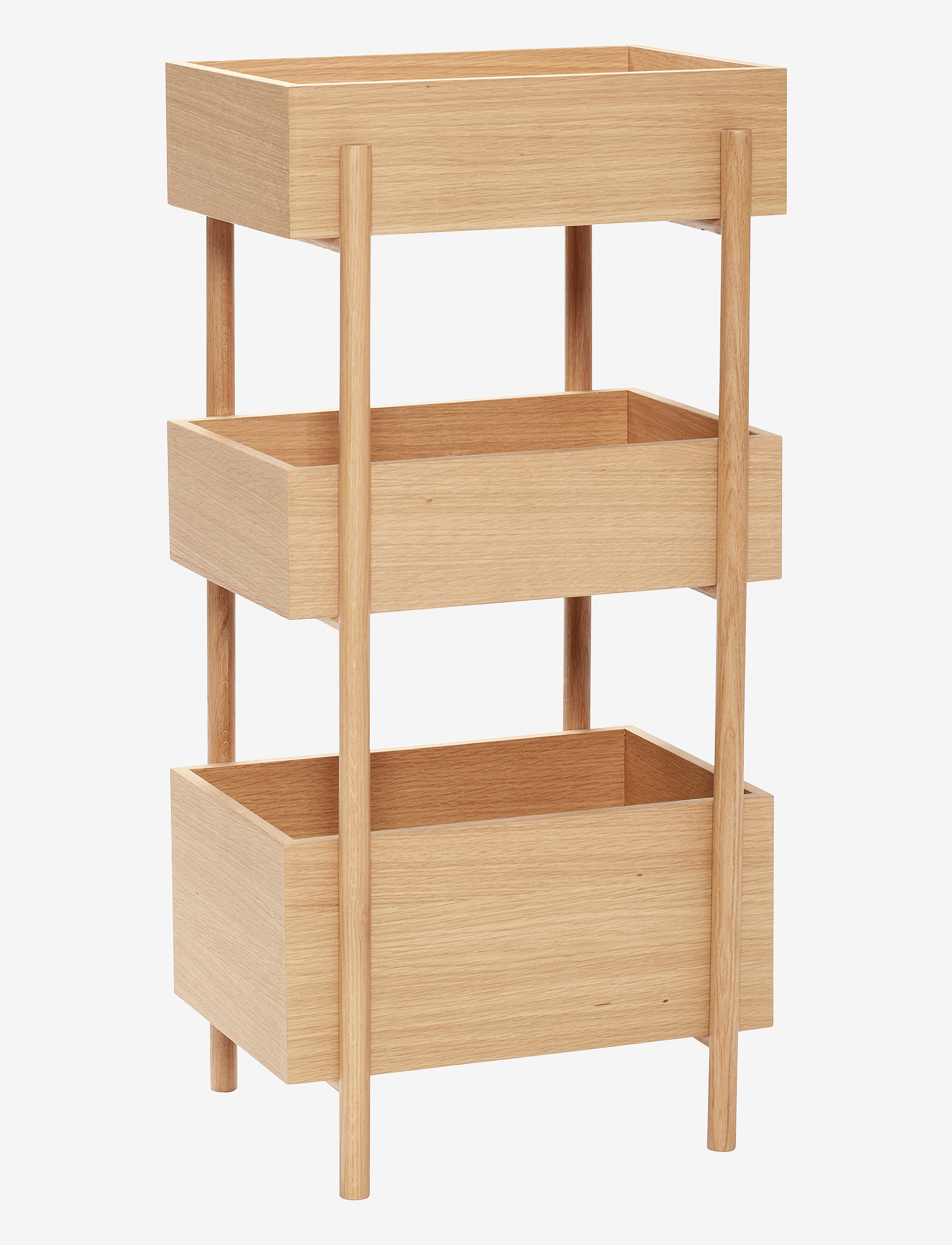 Hübsch Stack Konsolbord, Sidebord og lille bord, Beige, Str: 43X35XH90CM