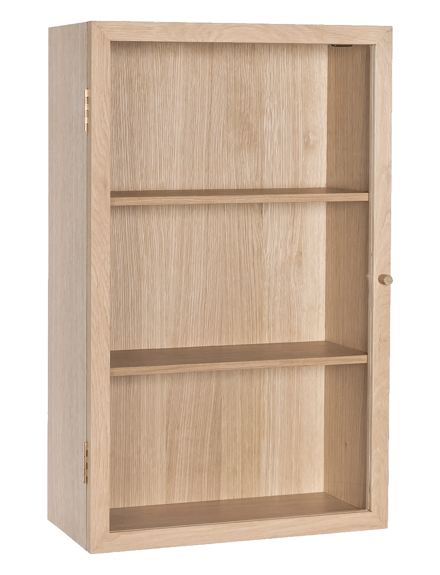 Hübsch - Panorama Wall Cupboard Natural - kapid - clear,natural - 0