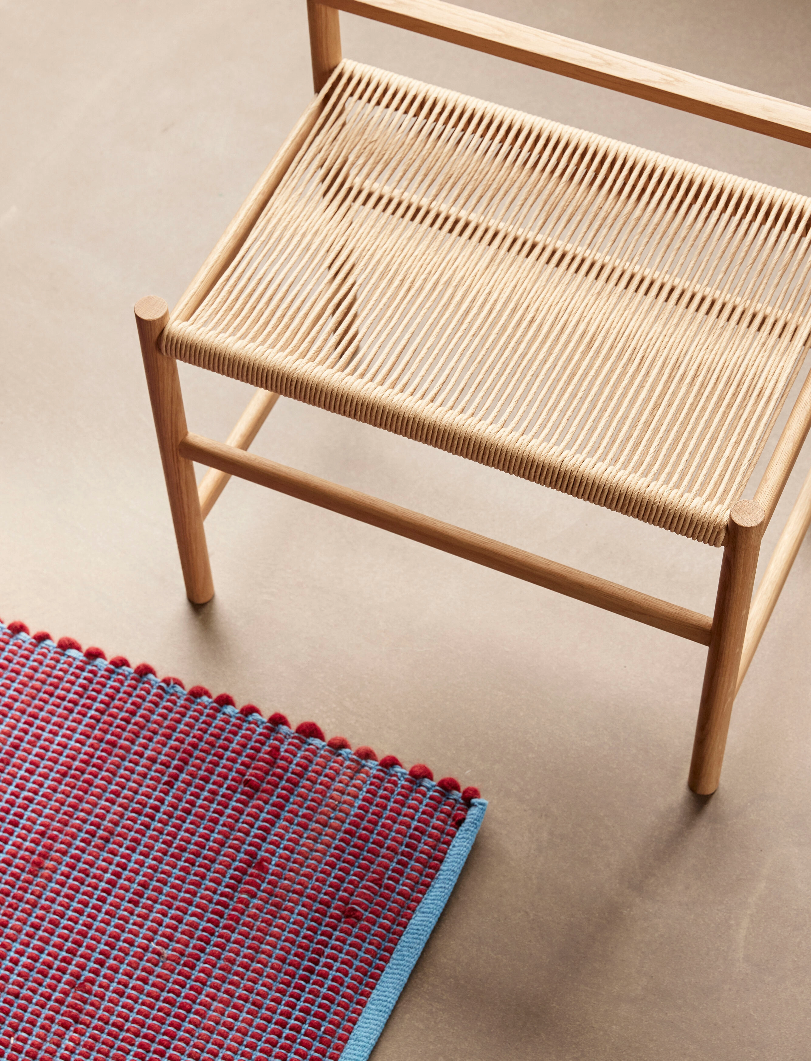 Hübsch Heritage Bench, 60X 40X 55 cm, Chairs & Stools, Braun - Stools Benches, Homeware