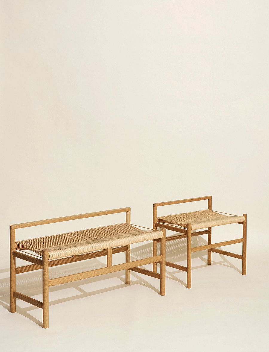 Hübsch - Heritage Bench - toolid ja pingid - natural - 4