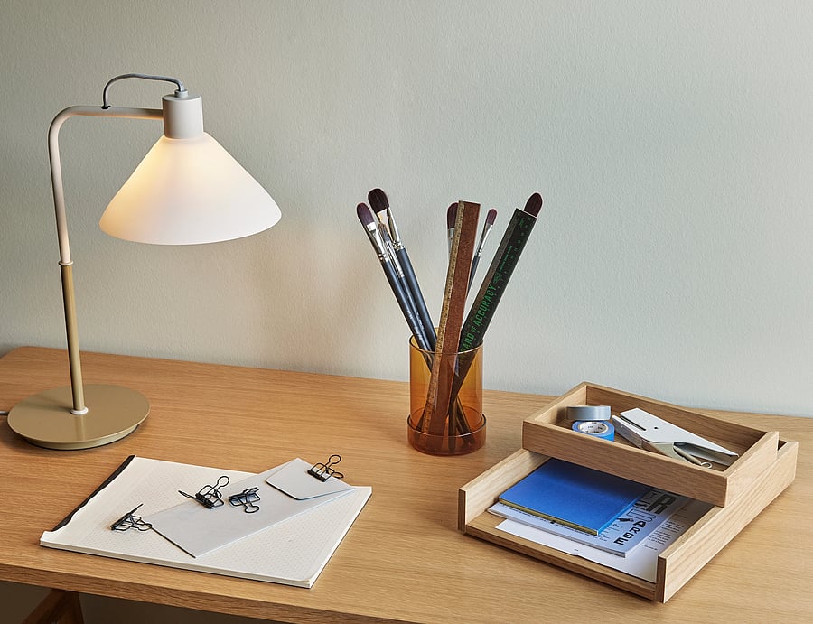 Hübsch - Rail Desk Organiser - korraldajad - nature - 0