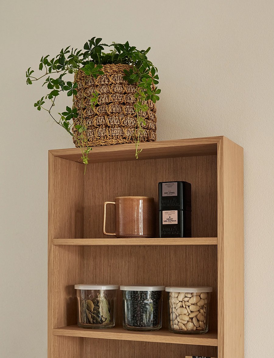 Hübsch - Kappu Shelf Unit Natural - hoiustamine ja riiulid - natural - 2