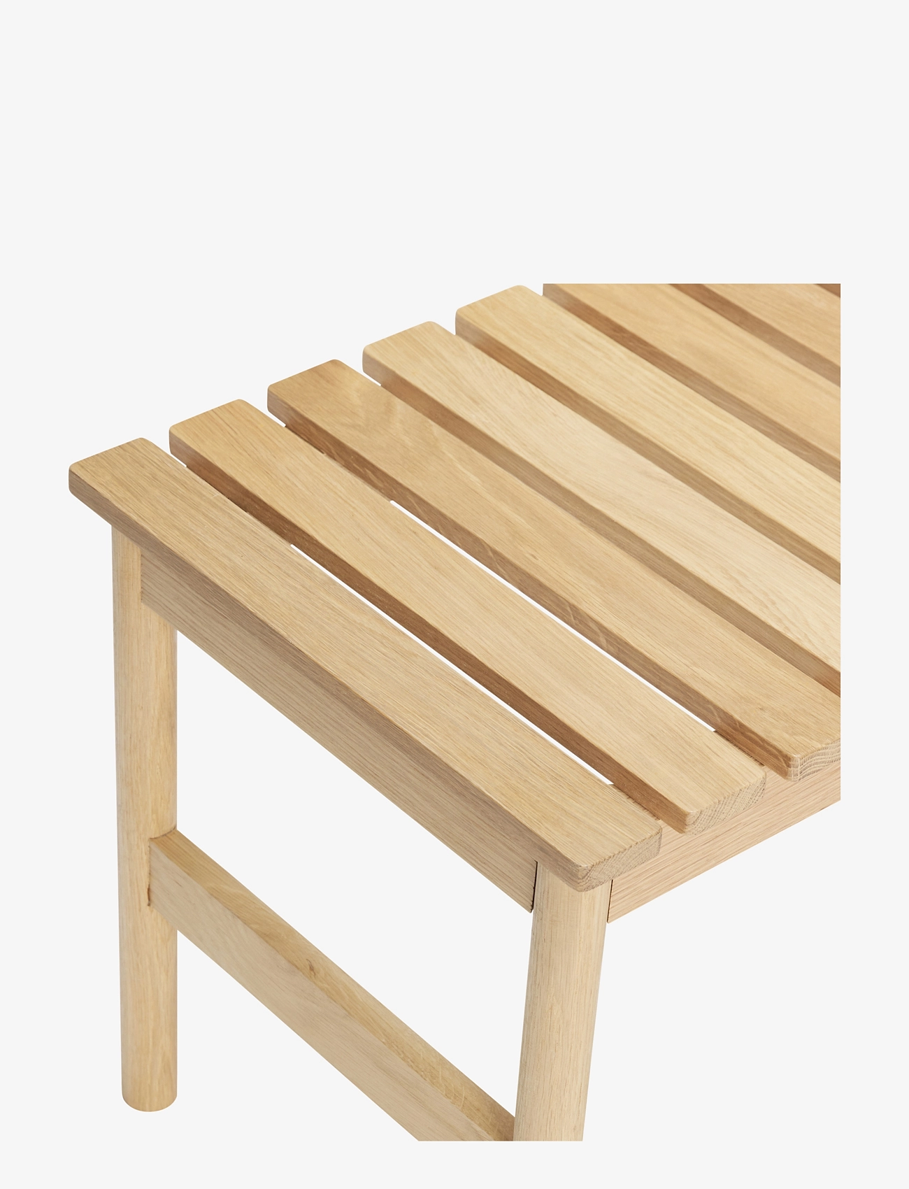 Hübsch - Row Bench Small Natural - jakkarat ja penkit - nature - 2
