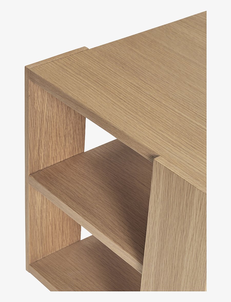 Hübsch - Merge Side Table - küljelauad ja väikesed lauad - nature - 2