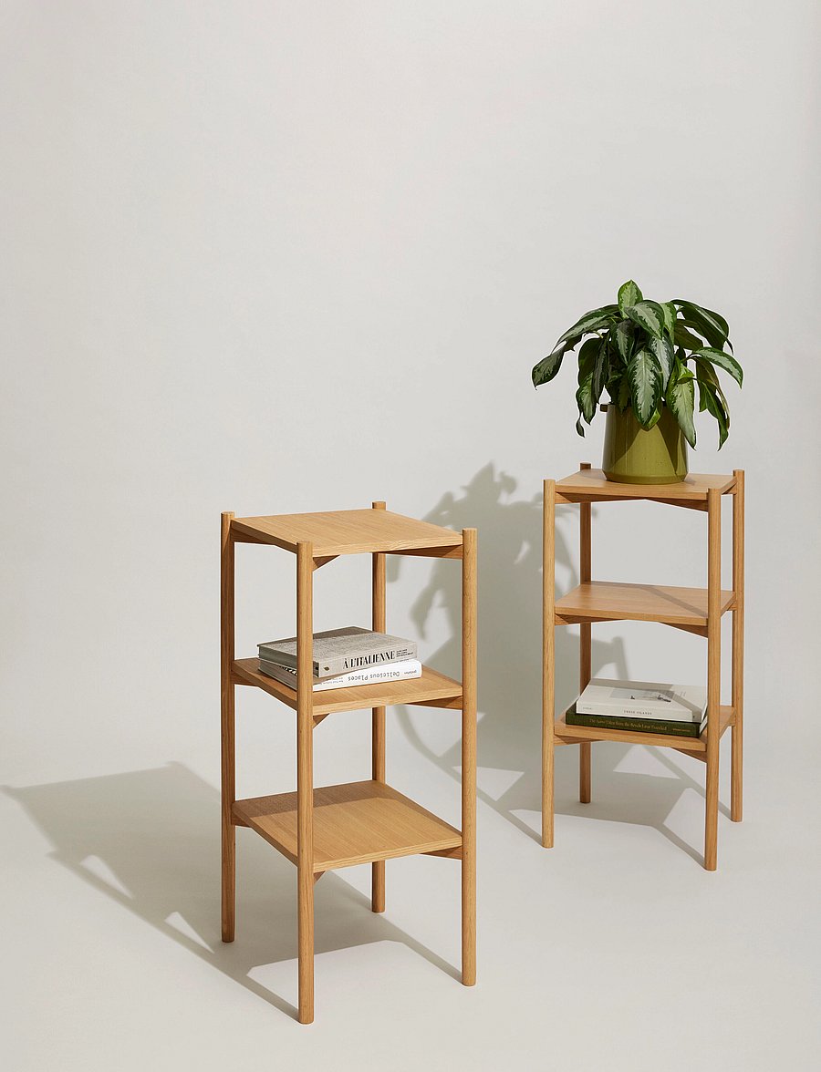 Hübsch - Solution Shelf - hoiustamine ja riiulid - natural - 3