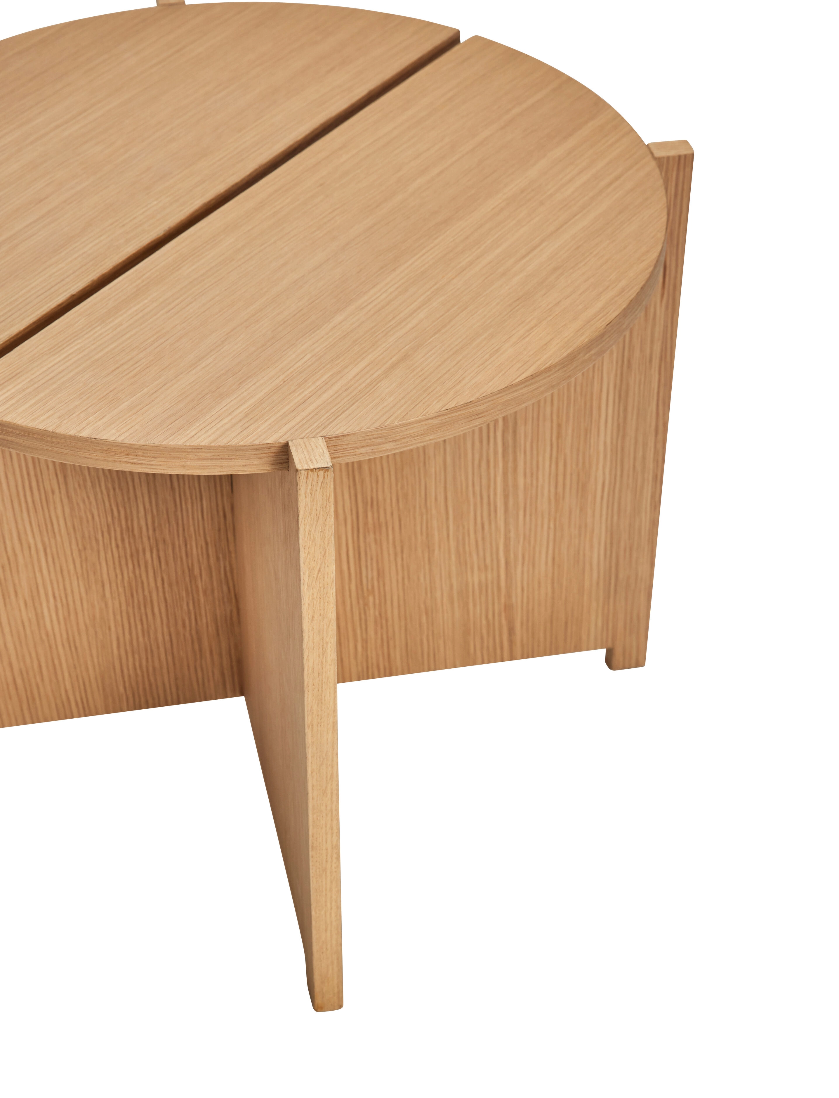 Hübsch Dash Side Table Natural, One Size, Tables, Beige - Tables & Small Homeware