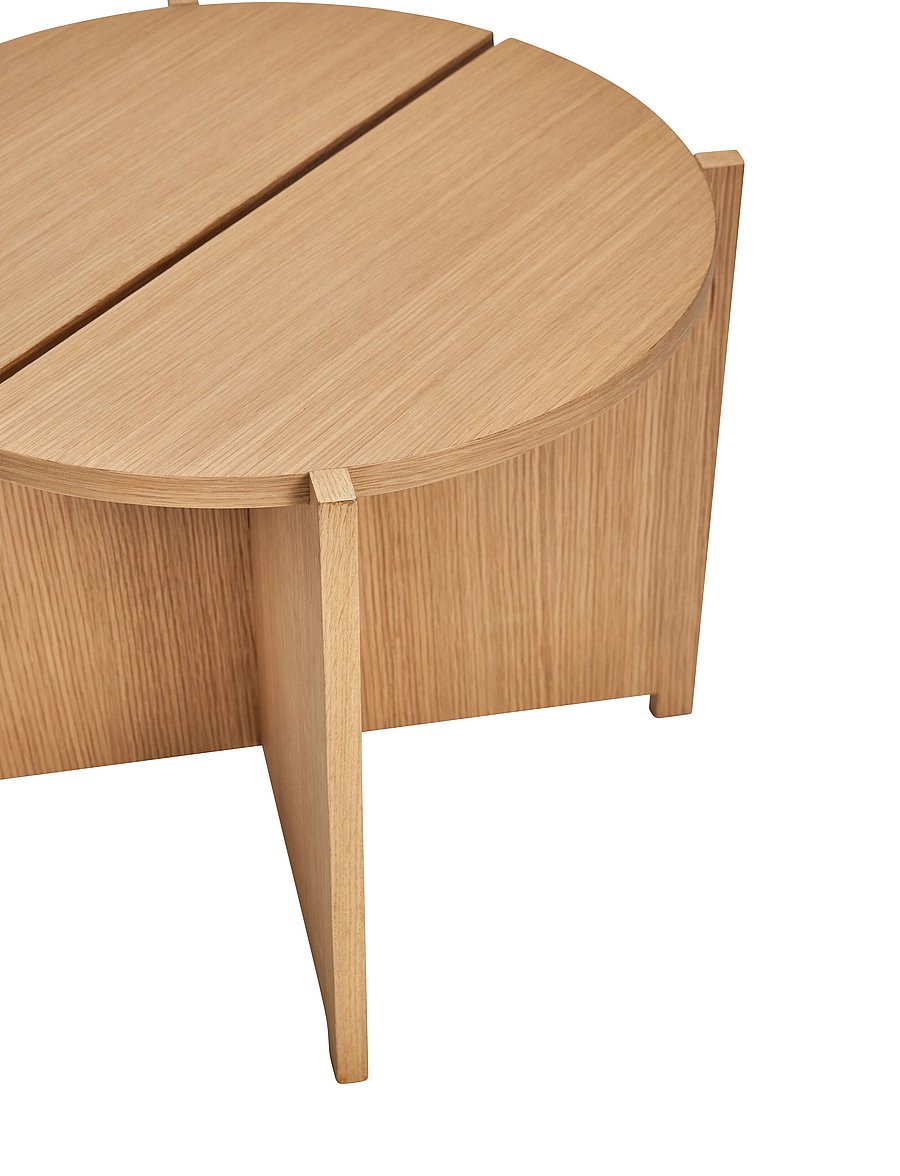 Hübsch - Dash Side Table Natural - küljelauad ja väikesed lauad - natural - 0