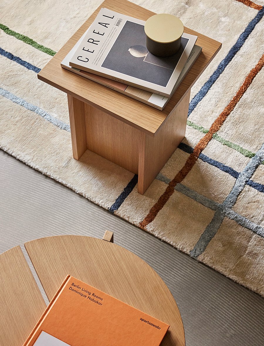 Hübsch - Straight Side Table - tische - natural - 2