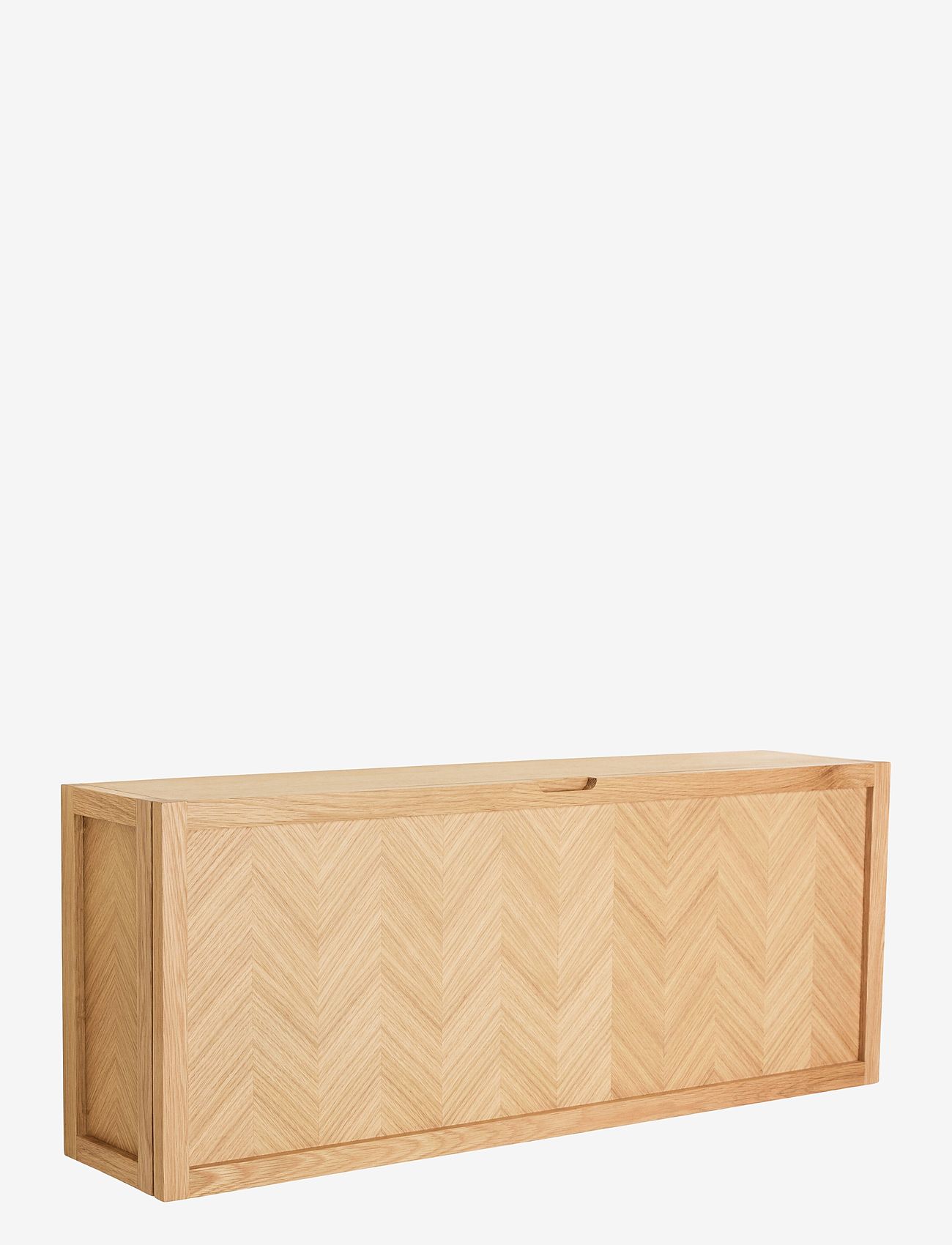 Hübsch - Herringbone Shoe Cabinet - skohyllor & skoställ - natural - 0