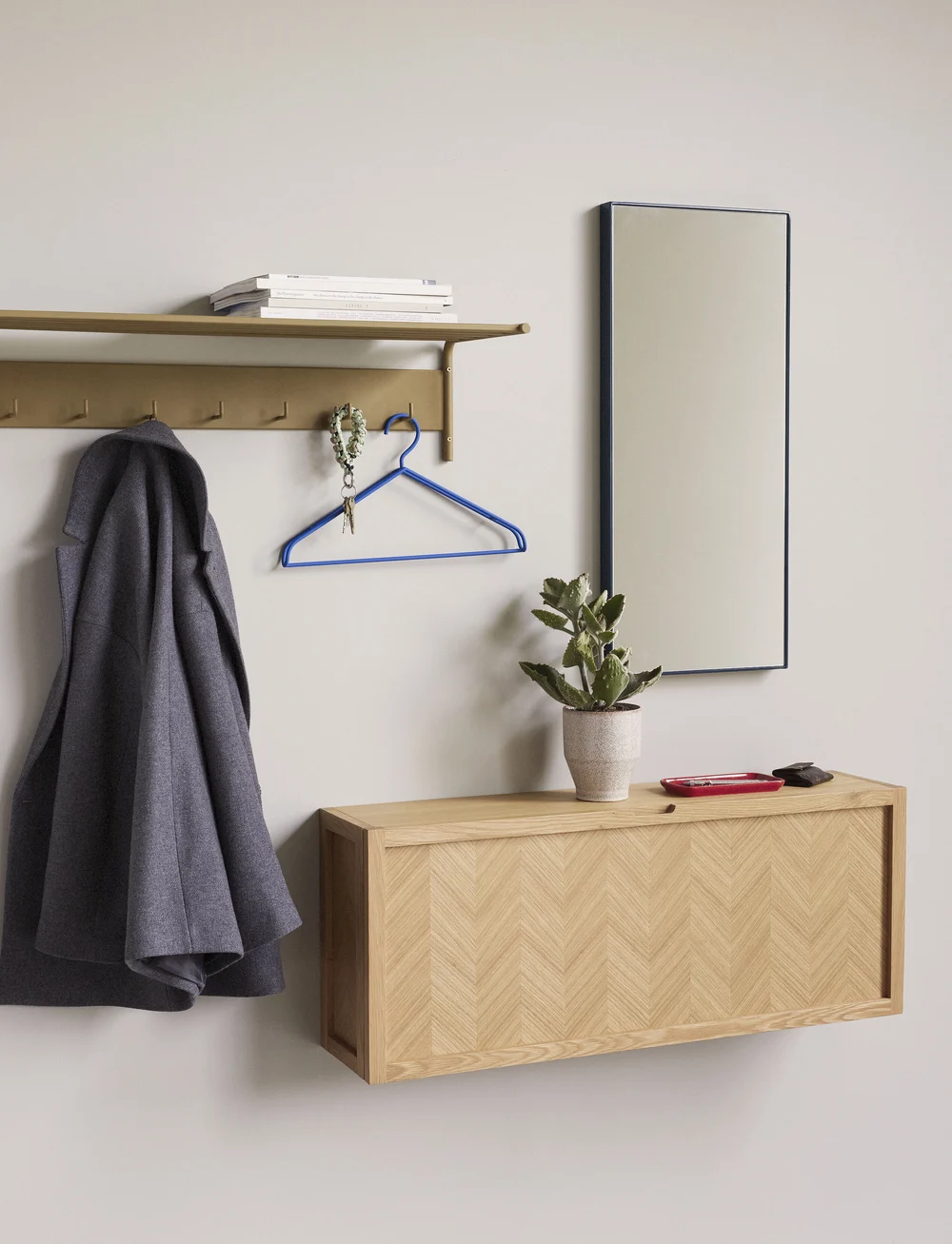 Hübsch - Herringbone Shoe Cabinet - rangement pour chaussures - natural - 3