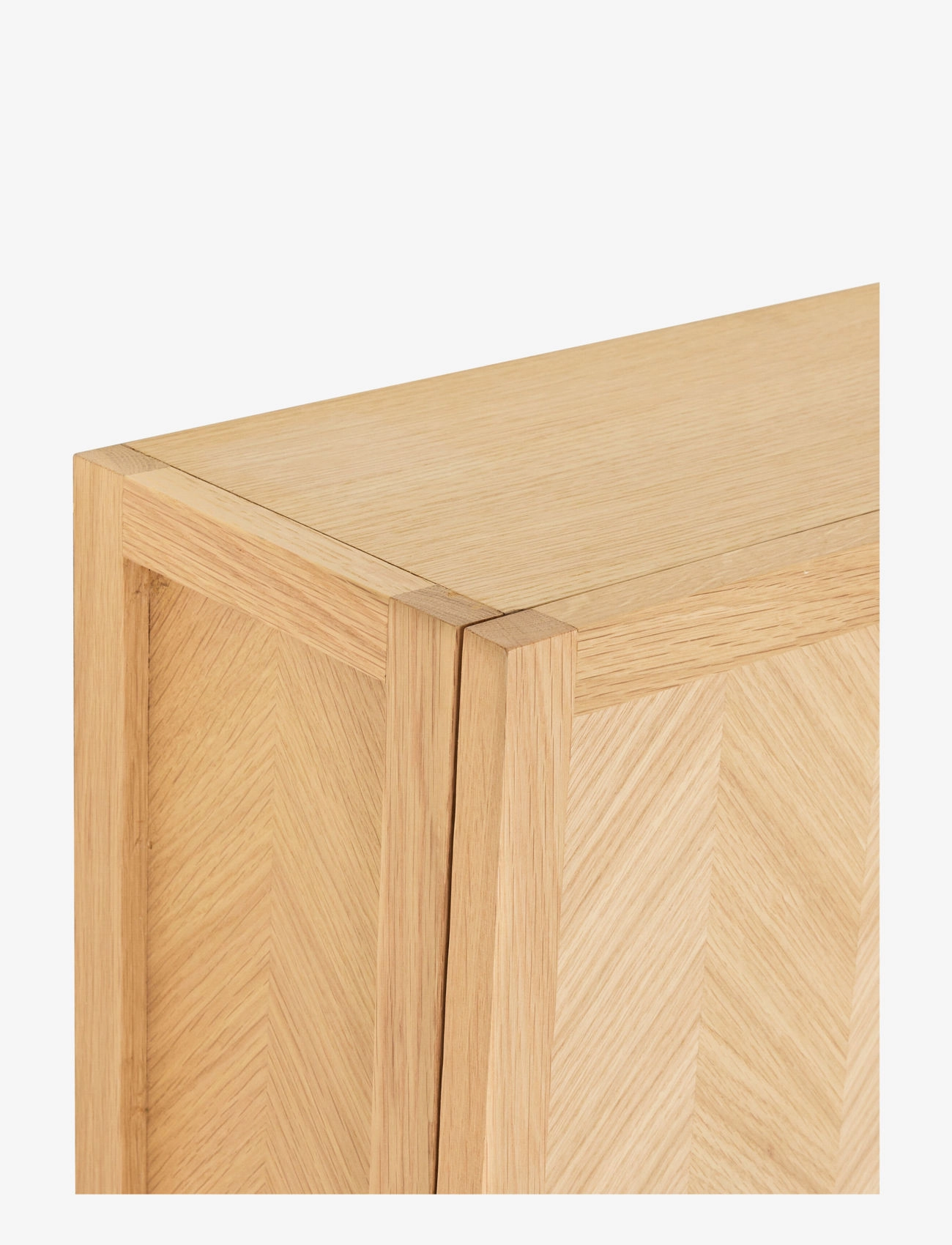 Hübsch - Herringbone skoskab - skoreoler & skobakker - natural - 3