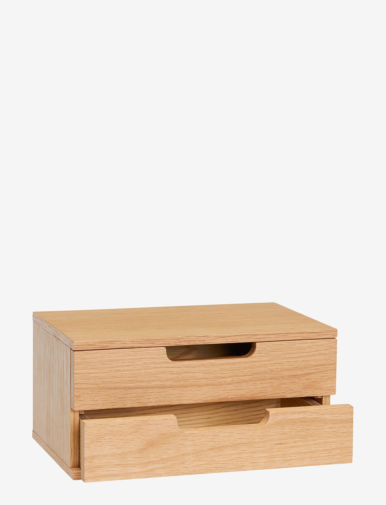 Hübsch - AtHand Wall Shelf/Bedside Table - trender - natural - 1