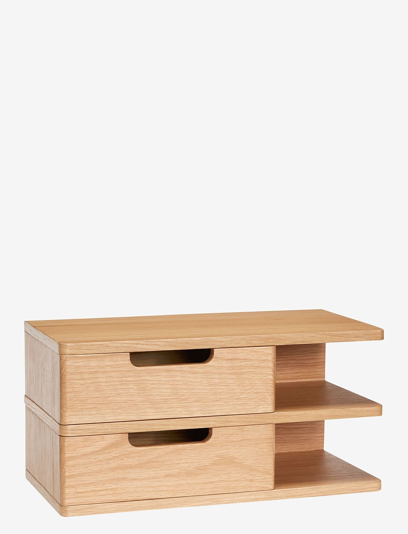 Hübsch - Open Wall Shelf/Bedside Table - köp efter pris - natural - 0