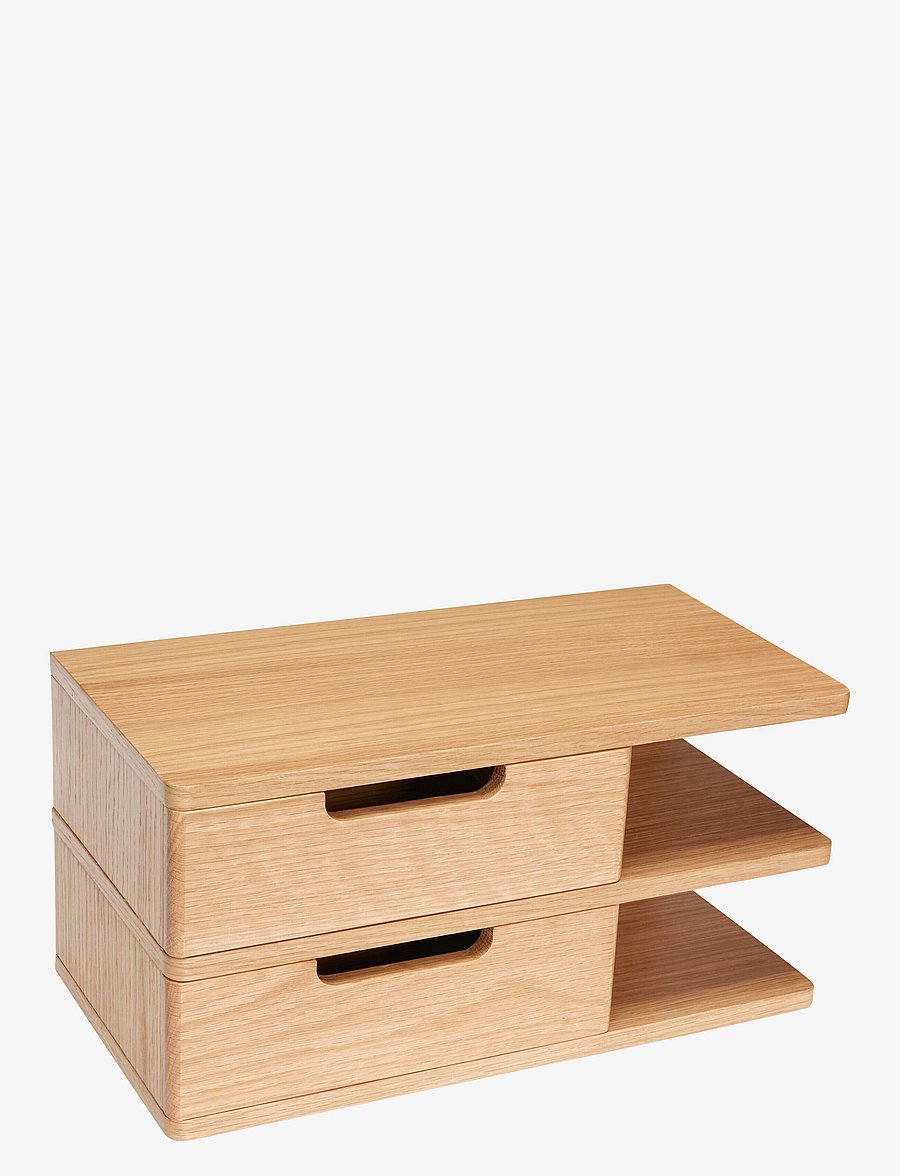 Hübsch - Open Wall Shelf/Bedside Table - küljelauad ja väikesed lauad - natural - 2