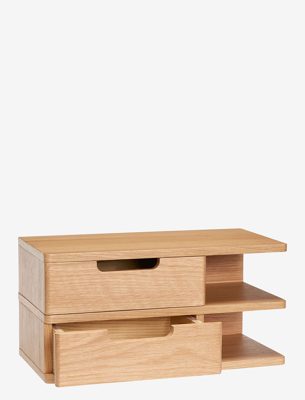 Hübsch - Open Wall Shelf/Bedside Table - köp efter pris - natural - 2