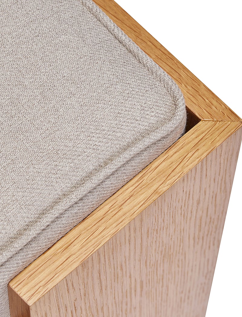 Hübsch - Forma Stool - stools & benches - grey,natural - 3