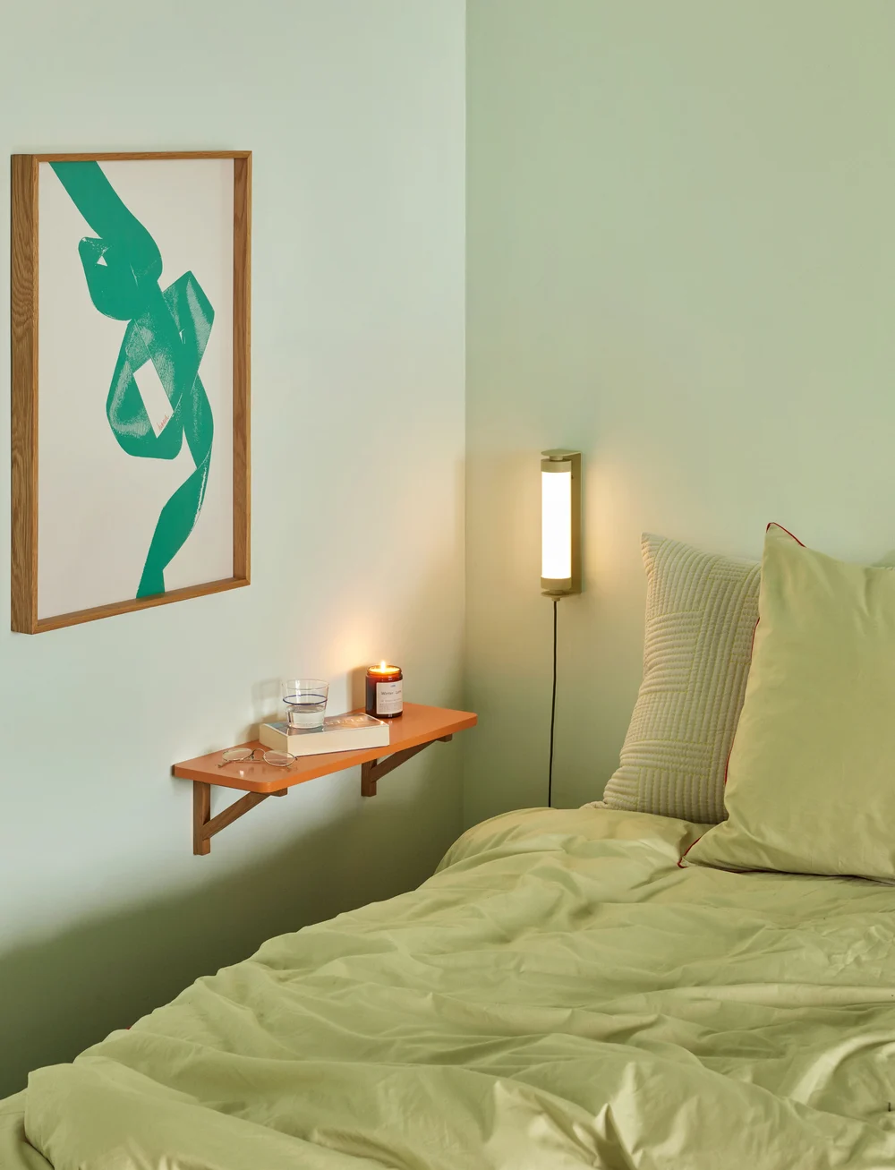 Hübsch - Arki Shelf - riiulid - natural,orange - 1