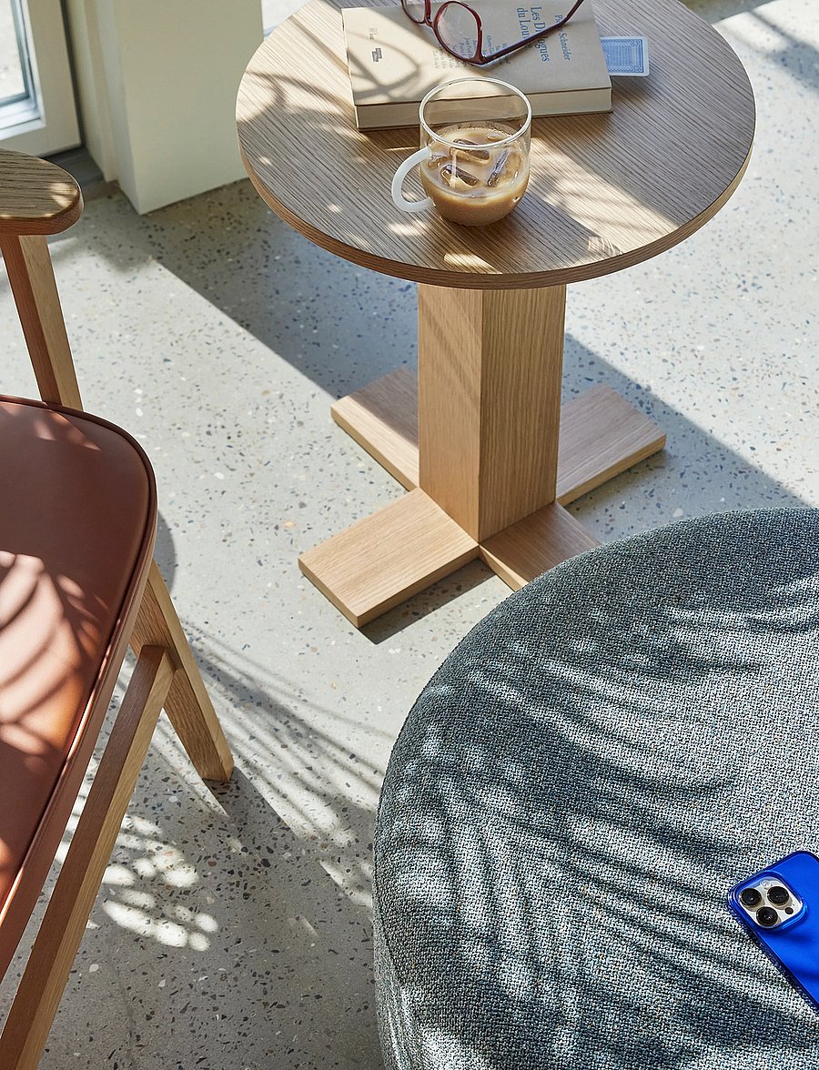 Hübsch - Koohi Side Table - beistelltische & kleine tische - natural - 0