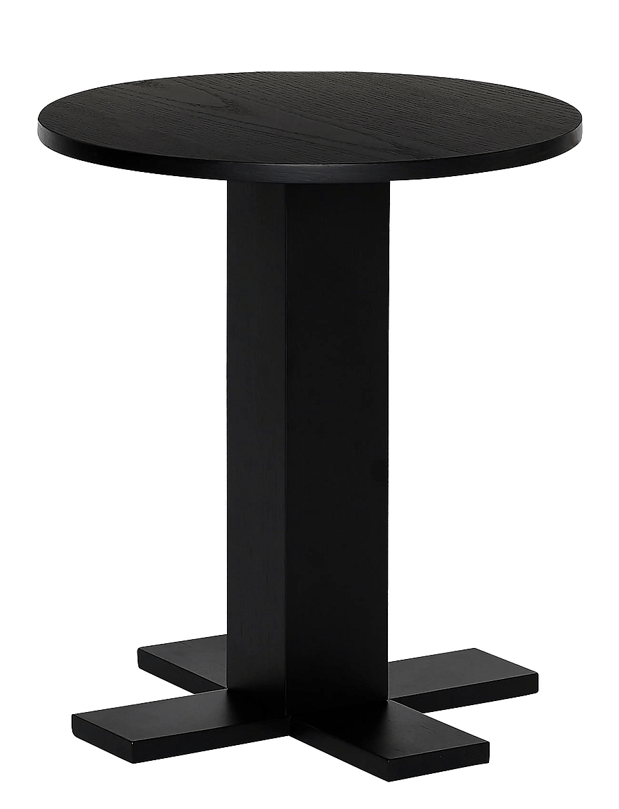 Hübsch - Koohi Side Table - beistelltische & kleine tische - black - 1