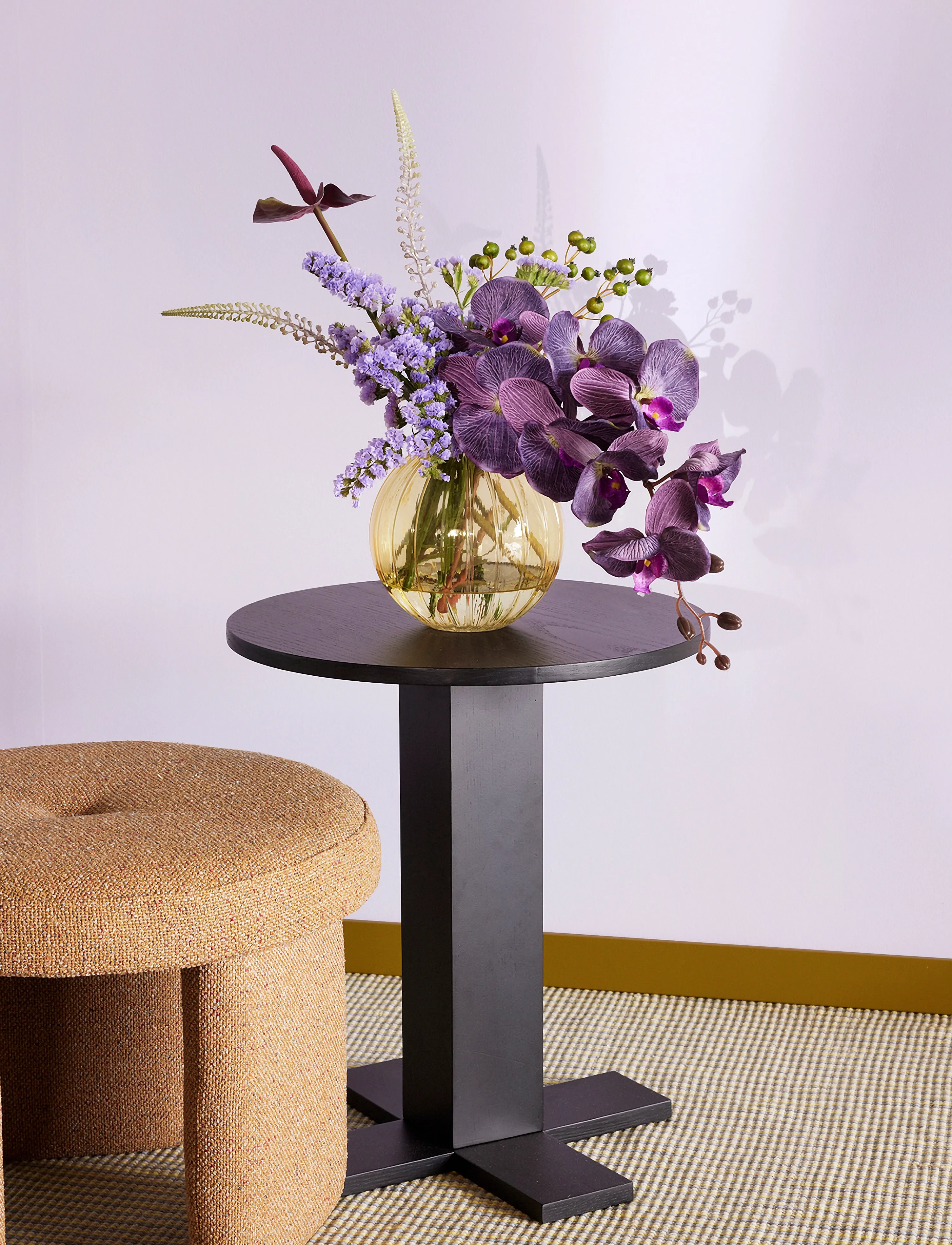 Hübsch - Koohi Side Table - beistelltische & kleine tische - black - 4