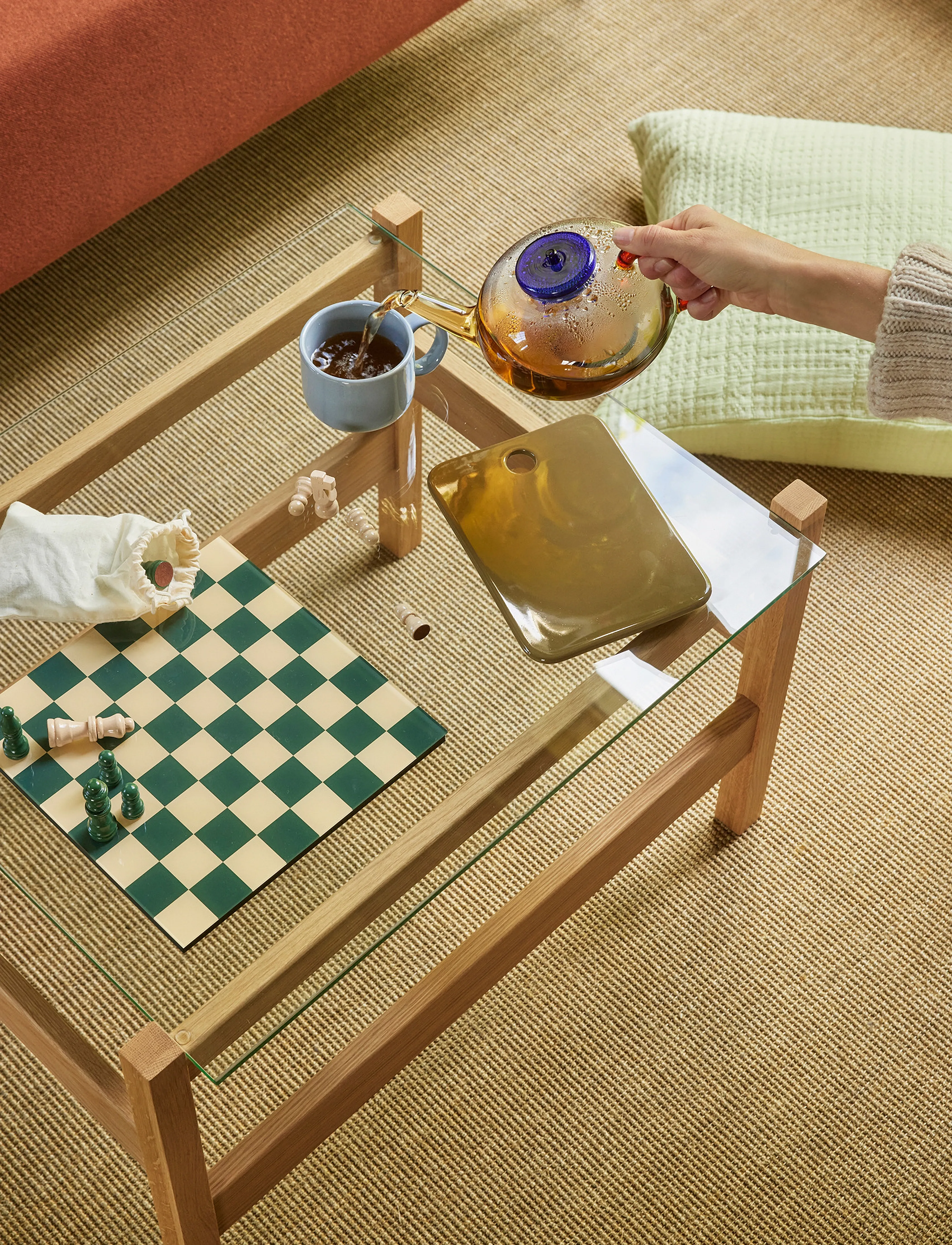 Hübsch - Ledge Side Table - beistelltische & kleine tische - natural - 4